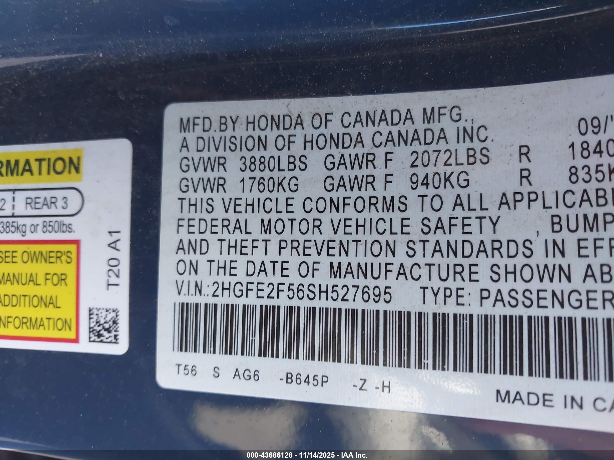 HONDA CIVIC image 9