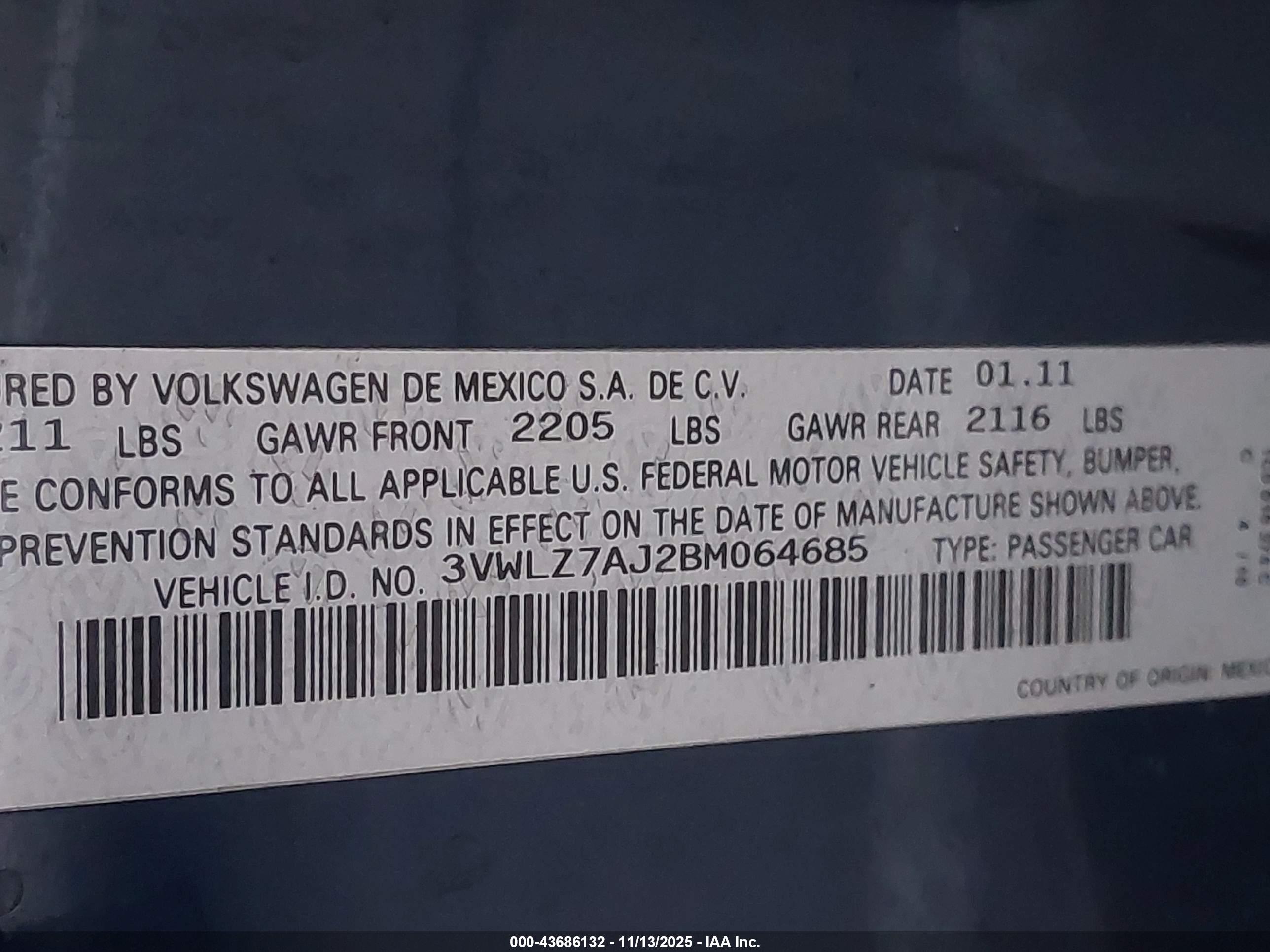 VOLKSWAGEN JETTA image 9