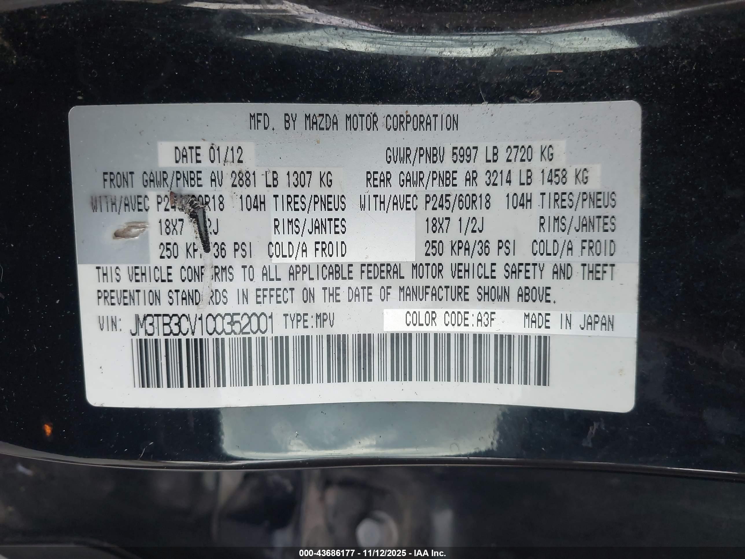 MAZDA CX-9 image 9