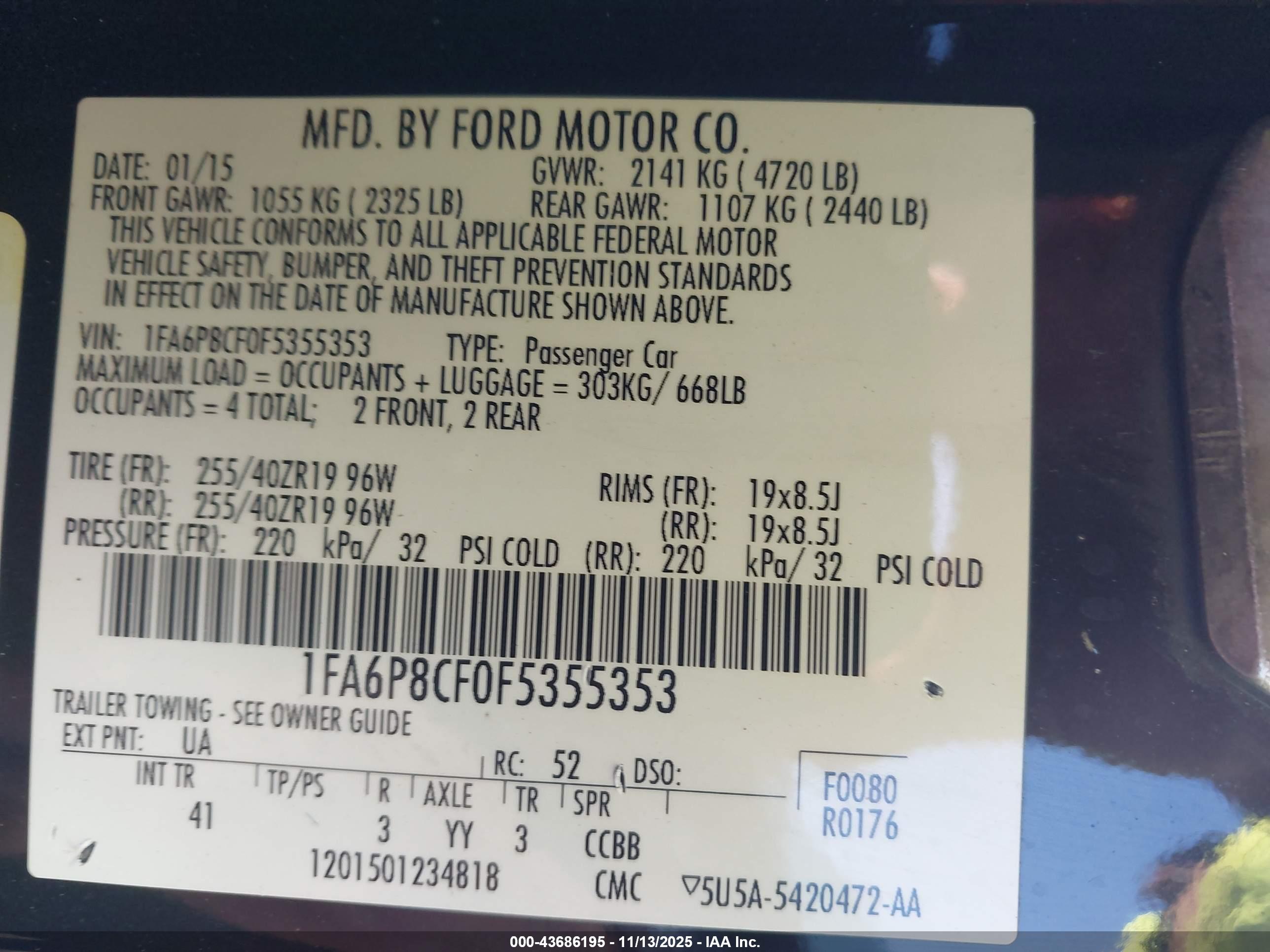 FORD MUSTANG image 9