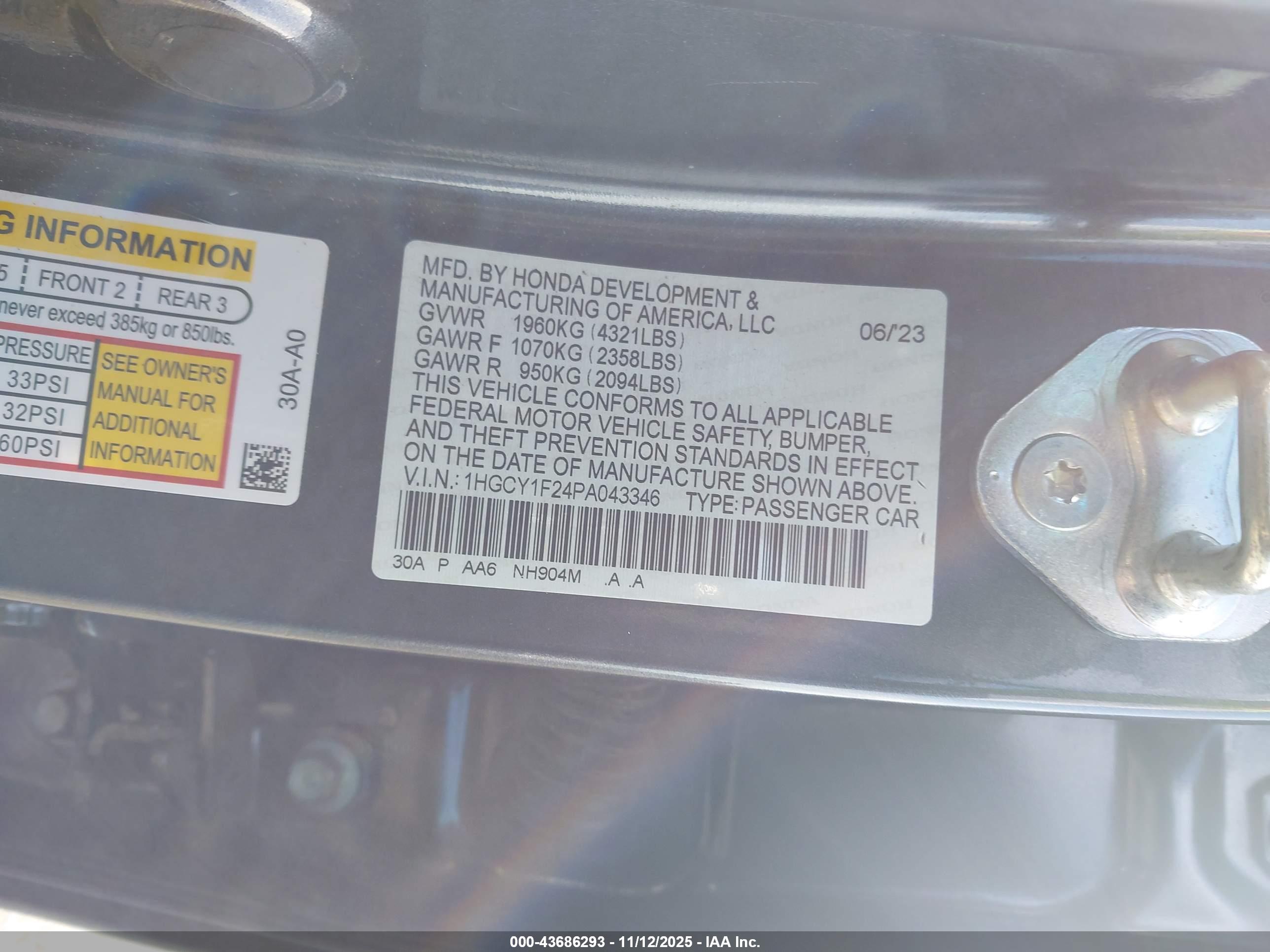 HONDA ACCORD image 9