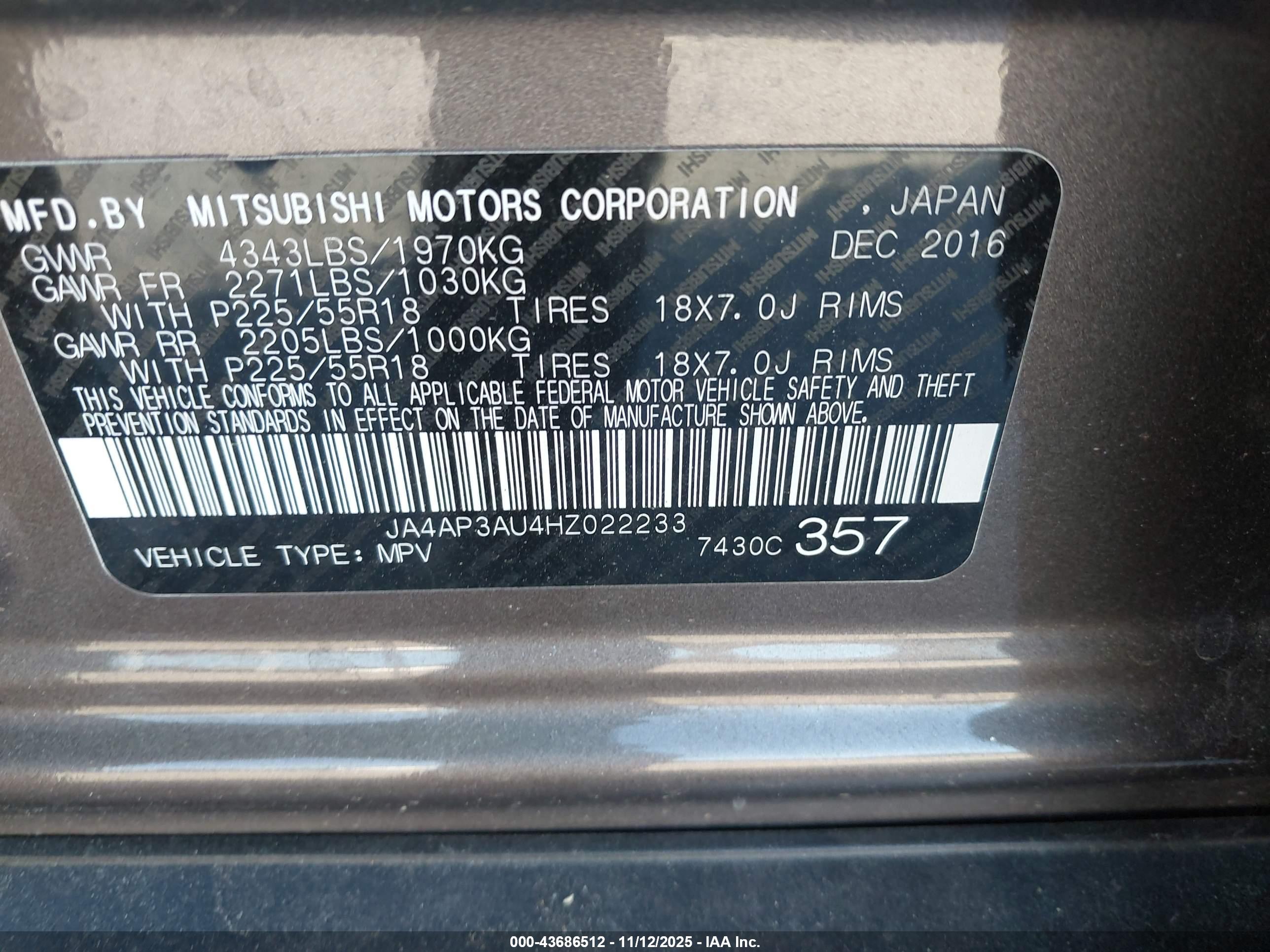 MITSUBISHI OUTLANDER image 9