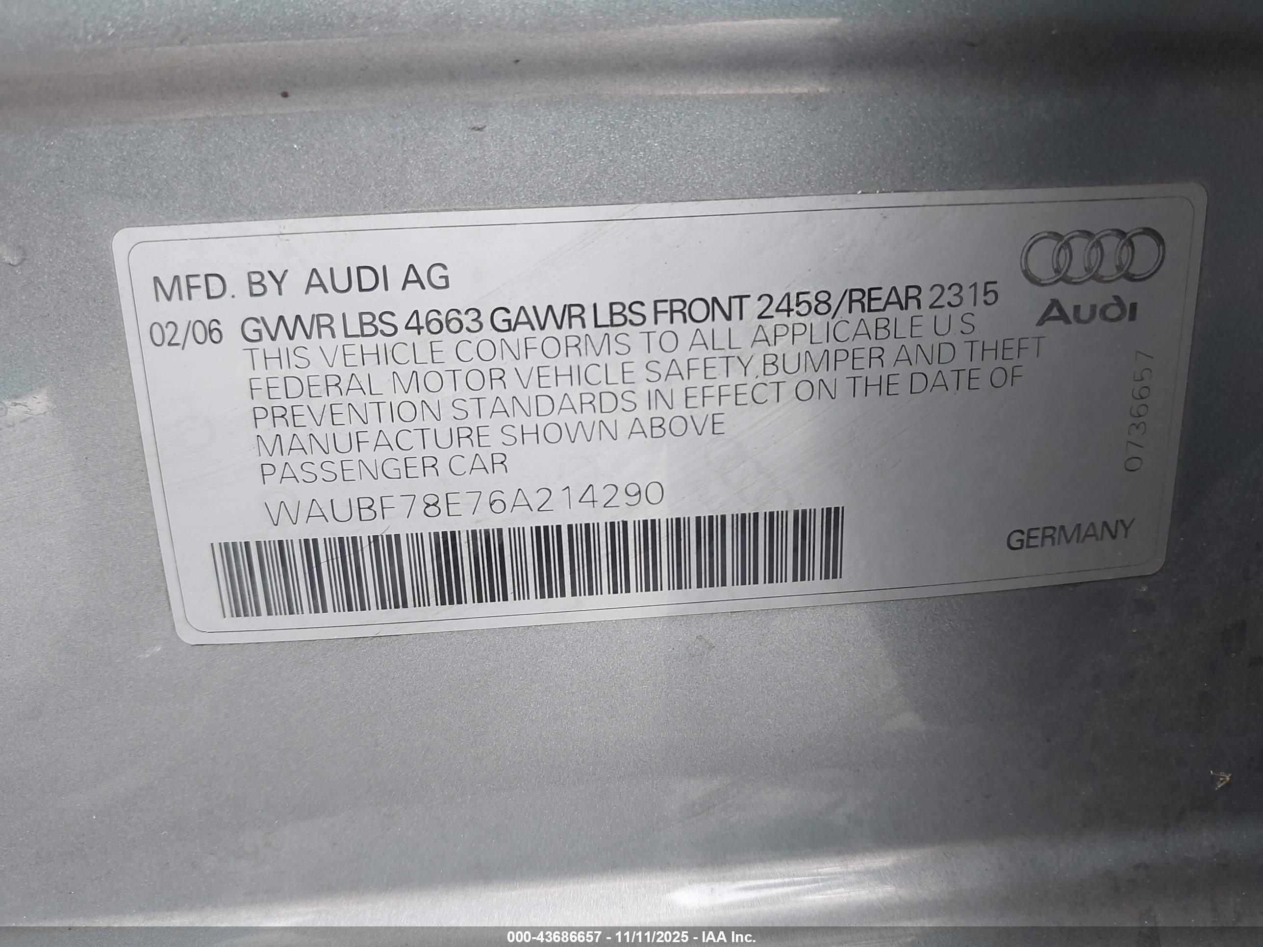 AUDI A4 image 9