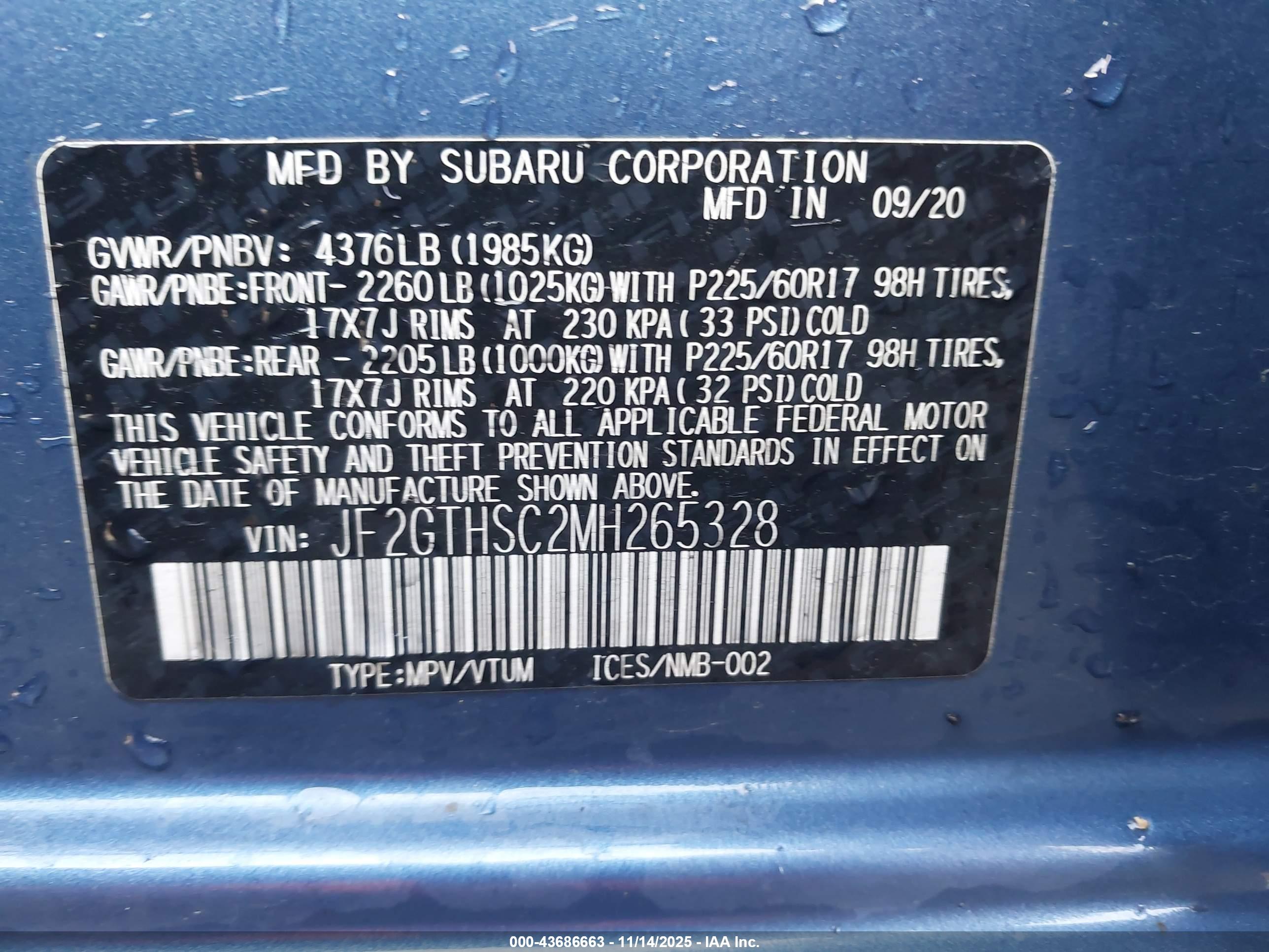 SUBARU CROSSTREK image 9