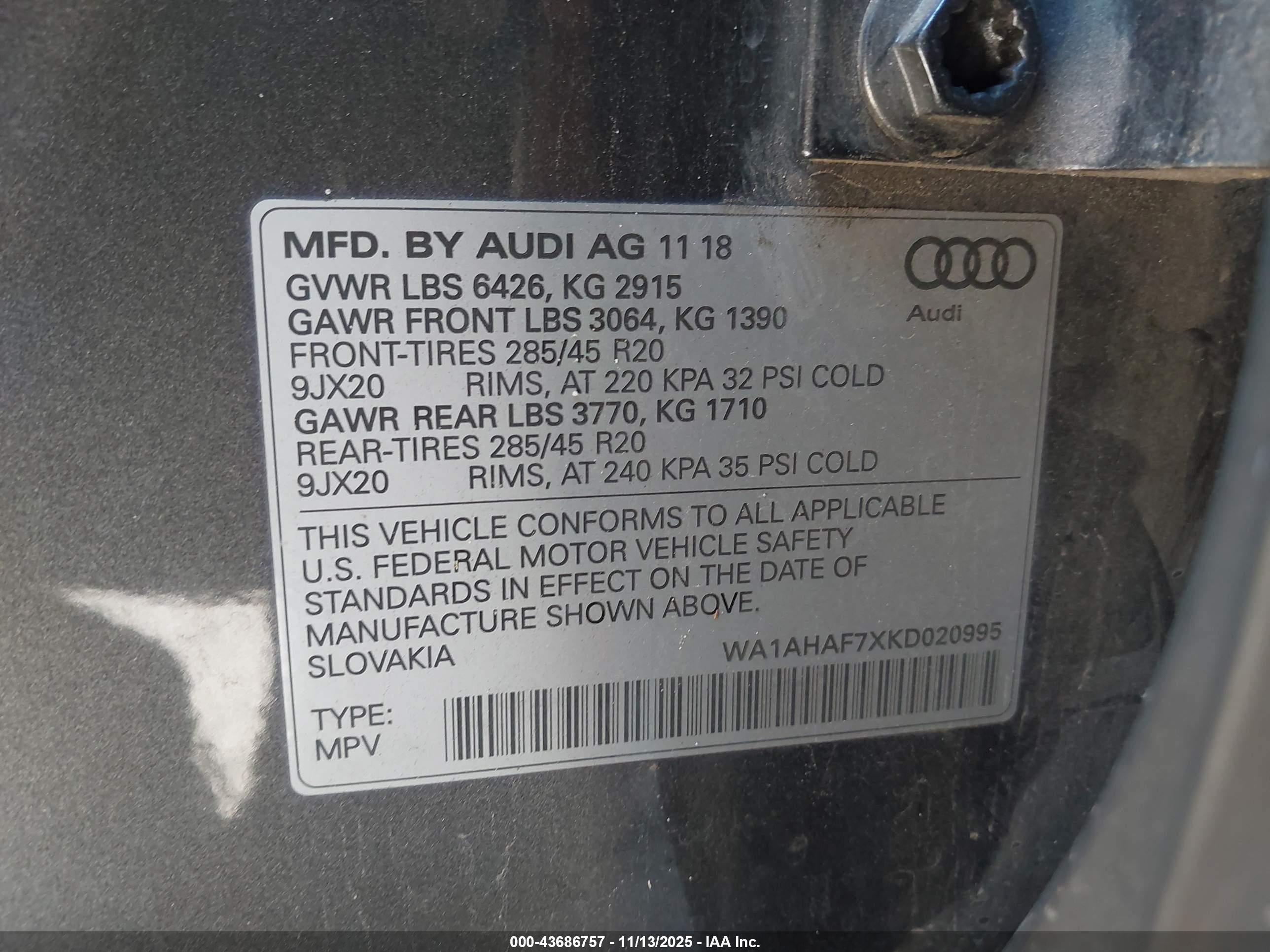 AUDI Q7 image 9