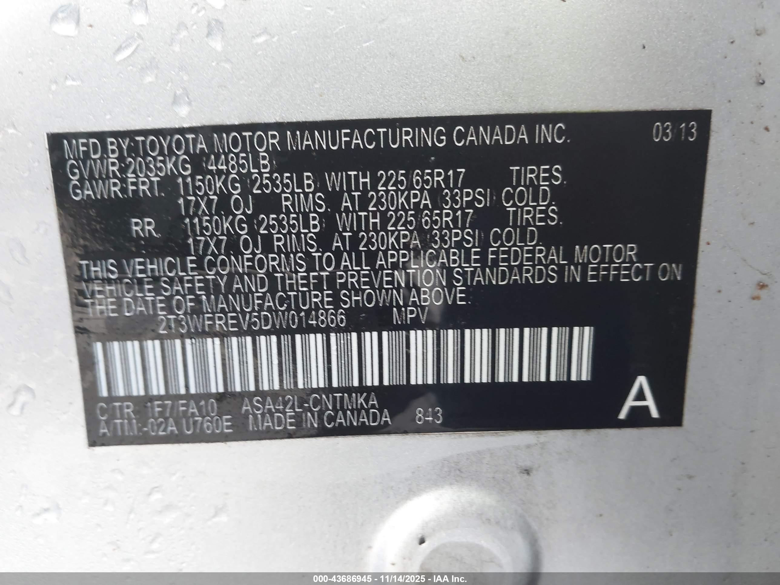 TOYOTA RAV4 image 9