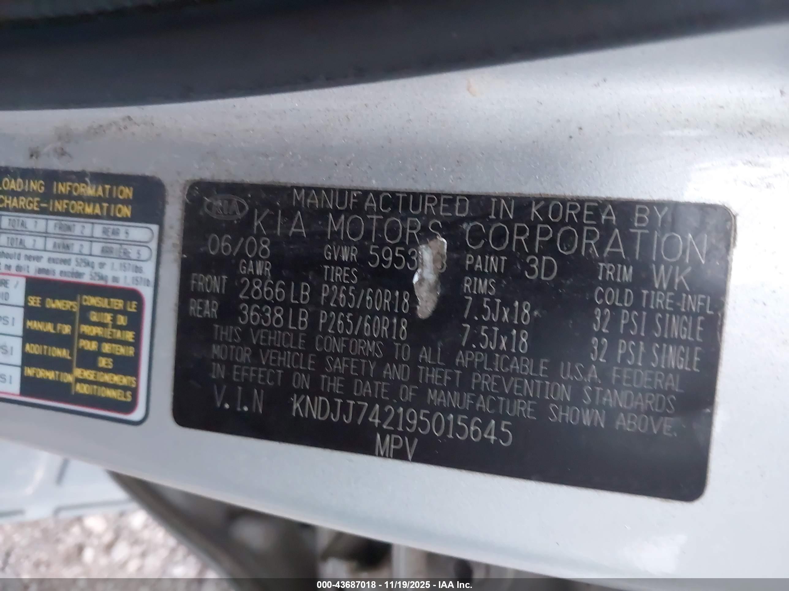 KIA BORREGO image 9