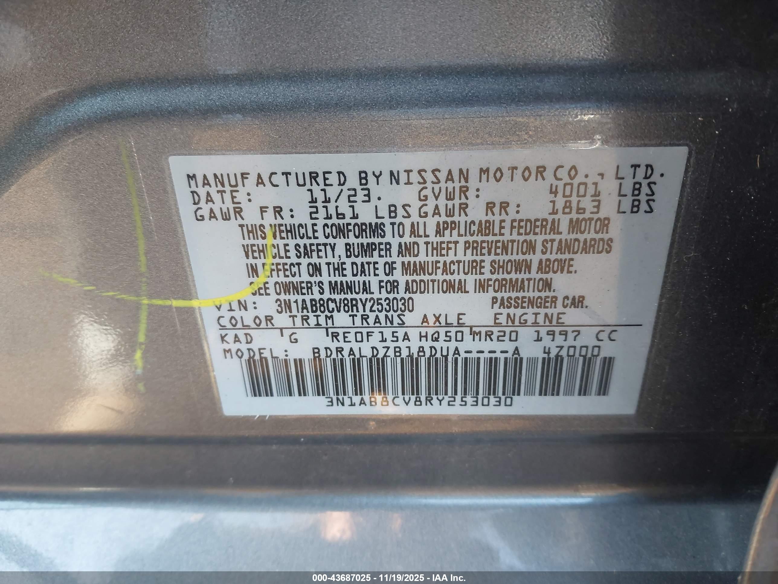 NISSAN SENTRA image 9