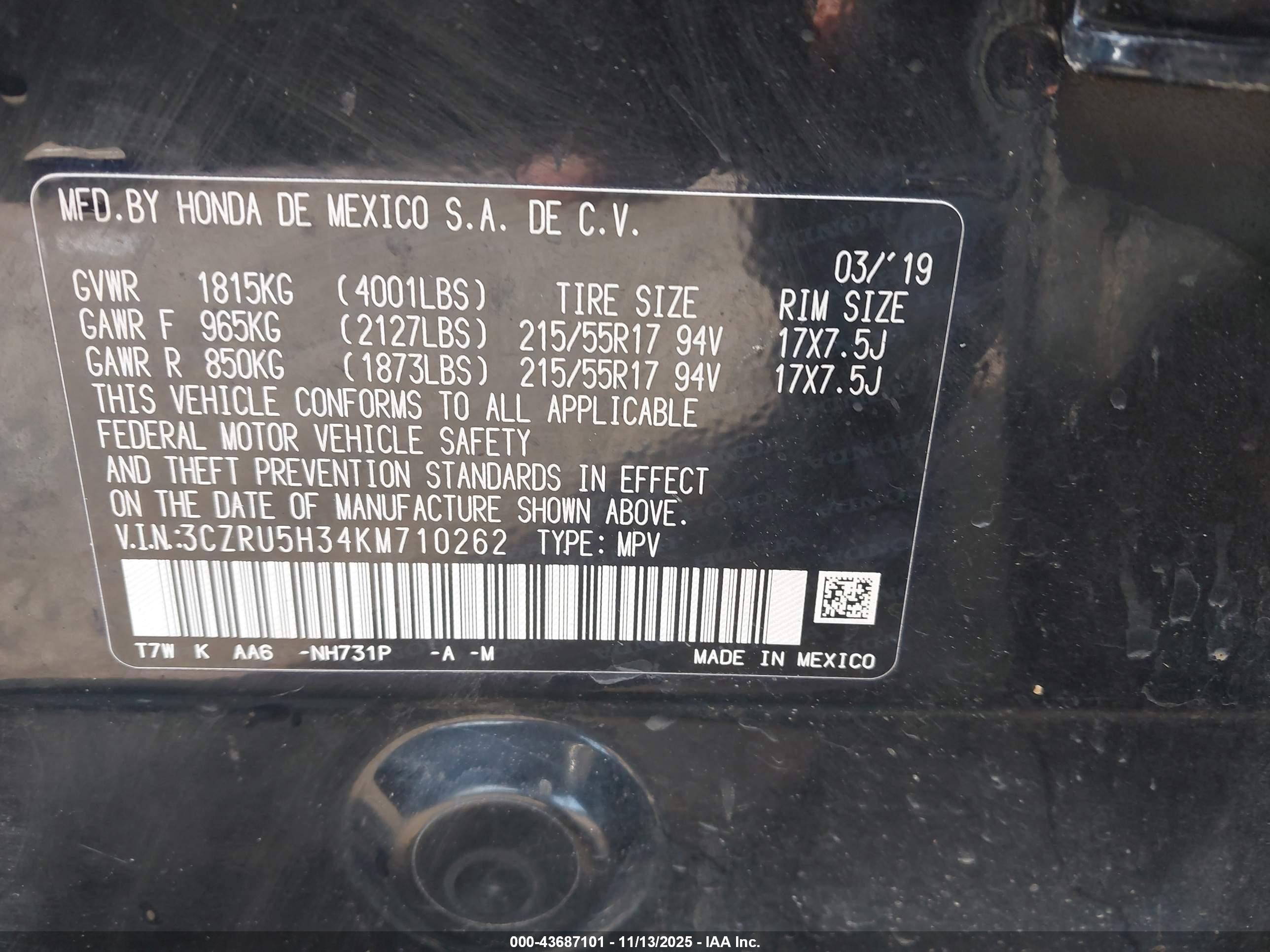 HONDA HR-V image 9