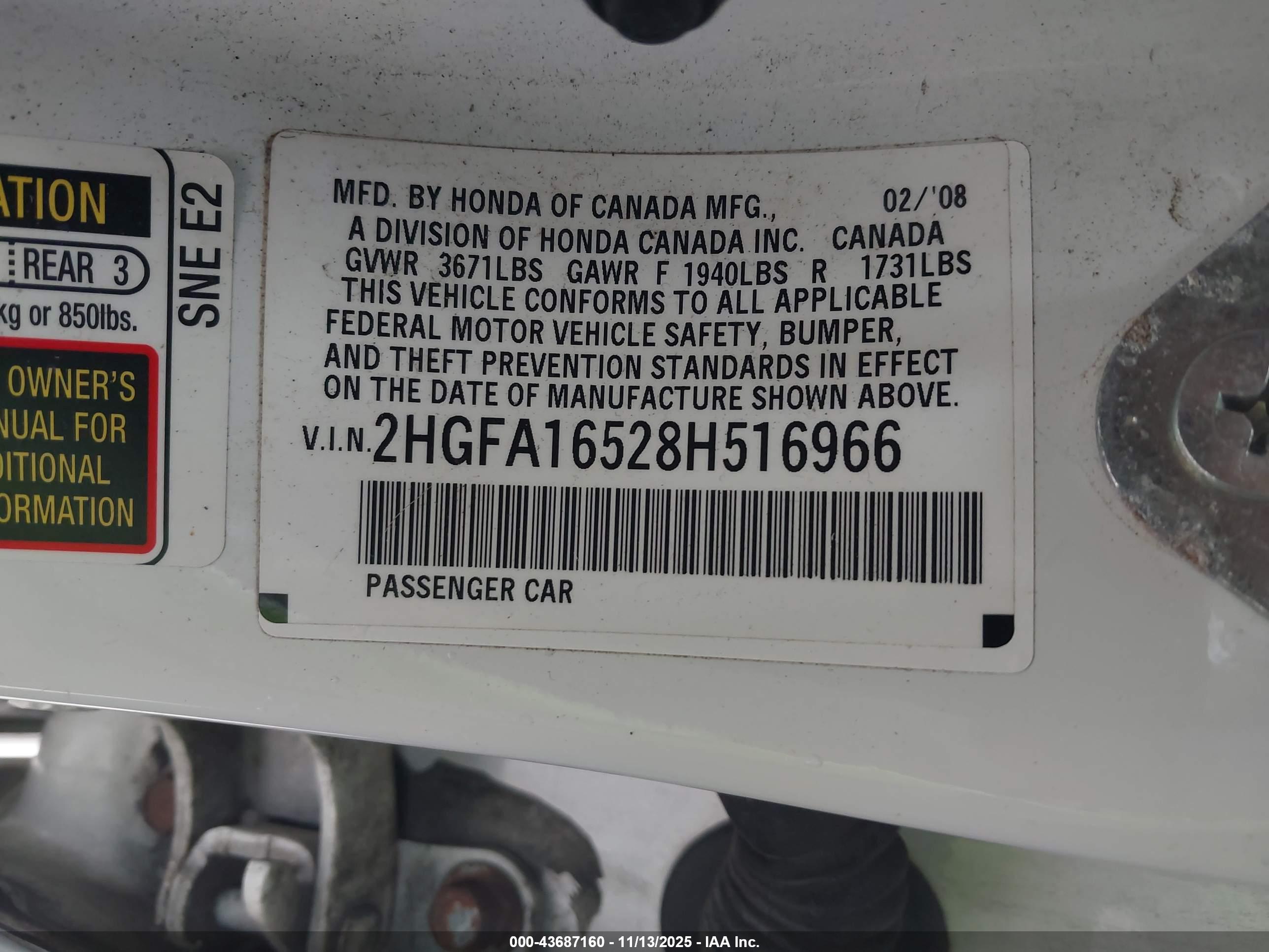 HONDA CIVIC image 9