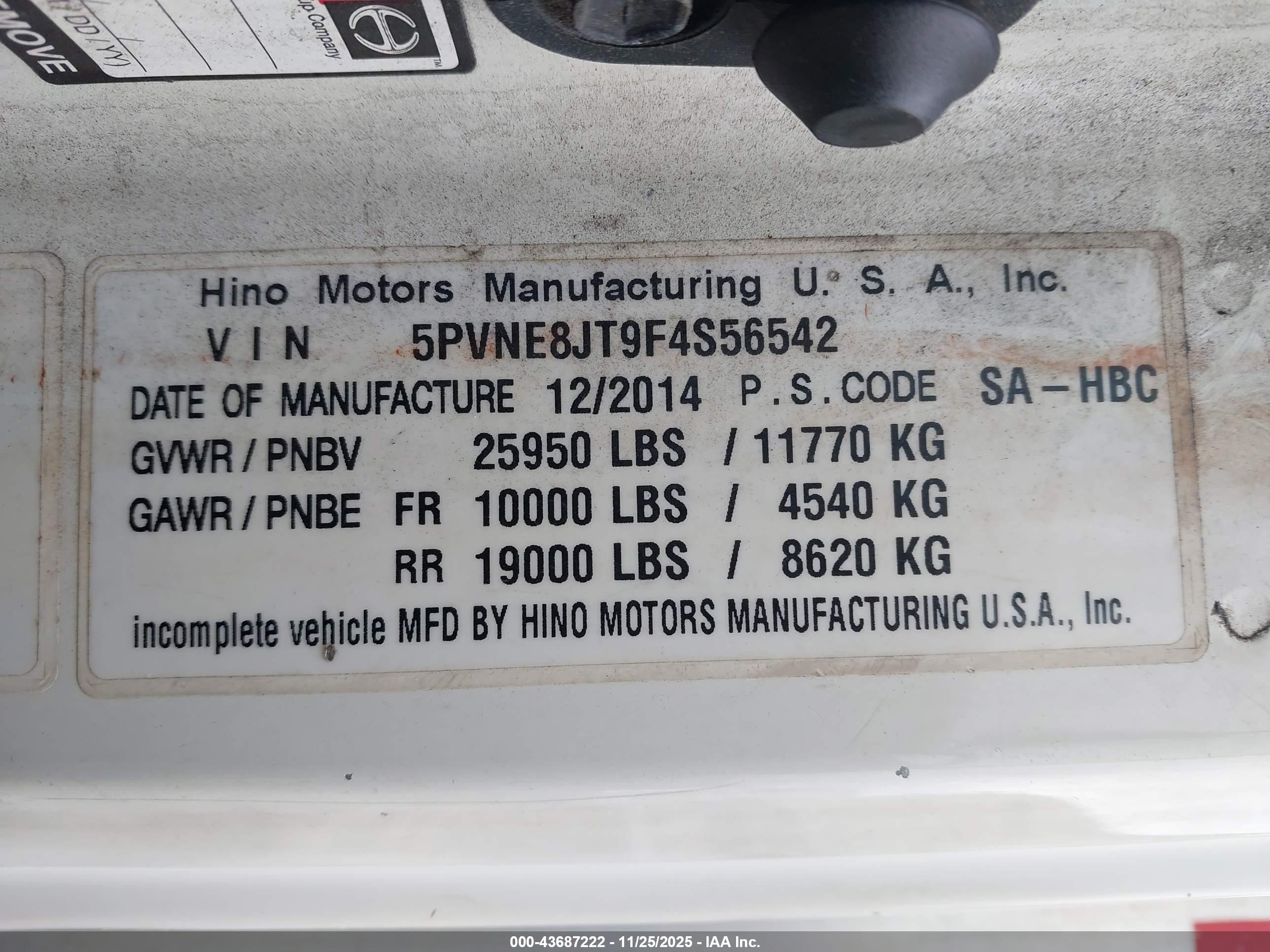 HINO 258/268 image 9