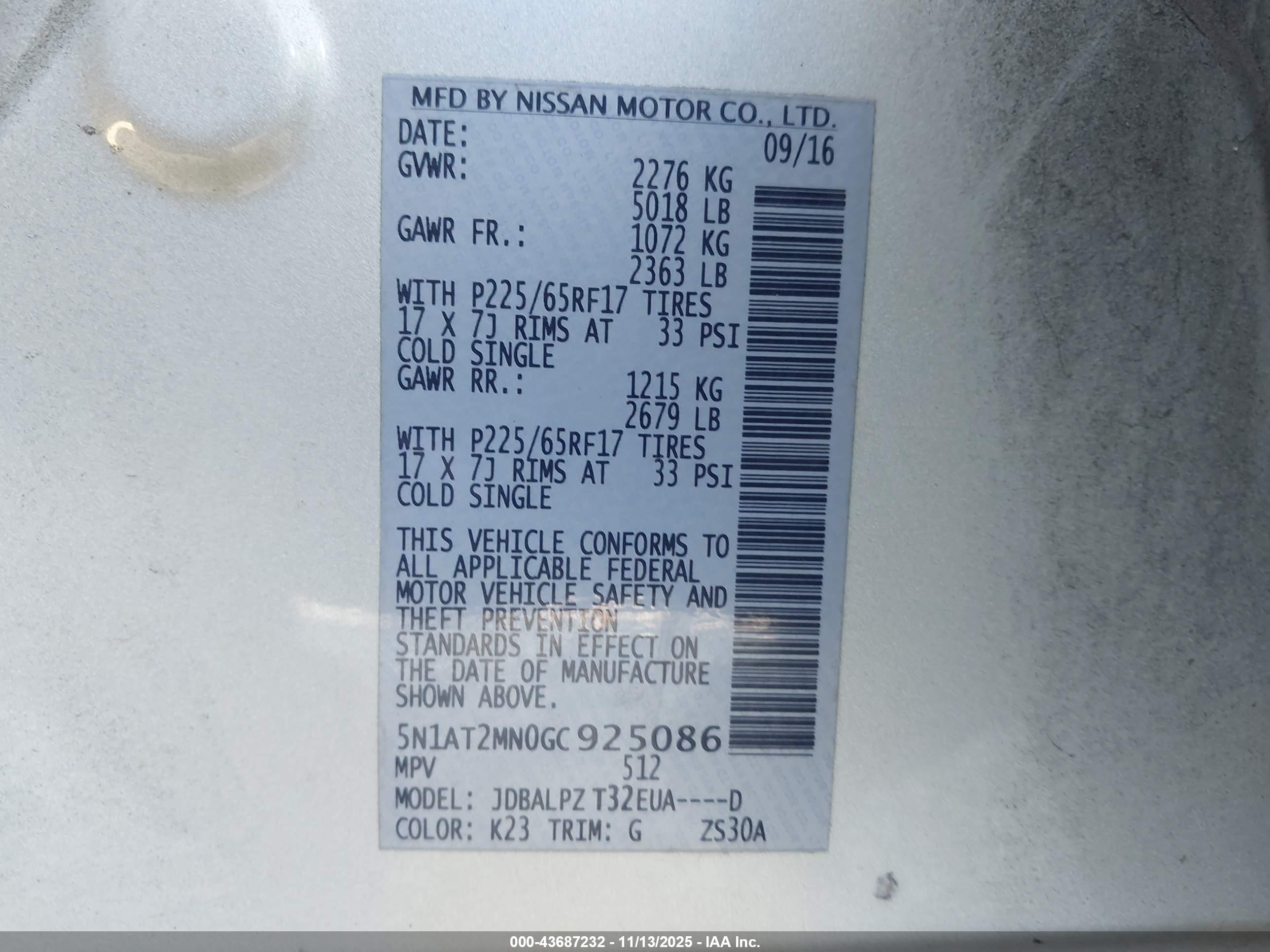 NISSAN ROGUE image 9