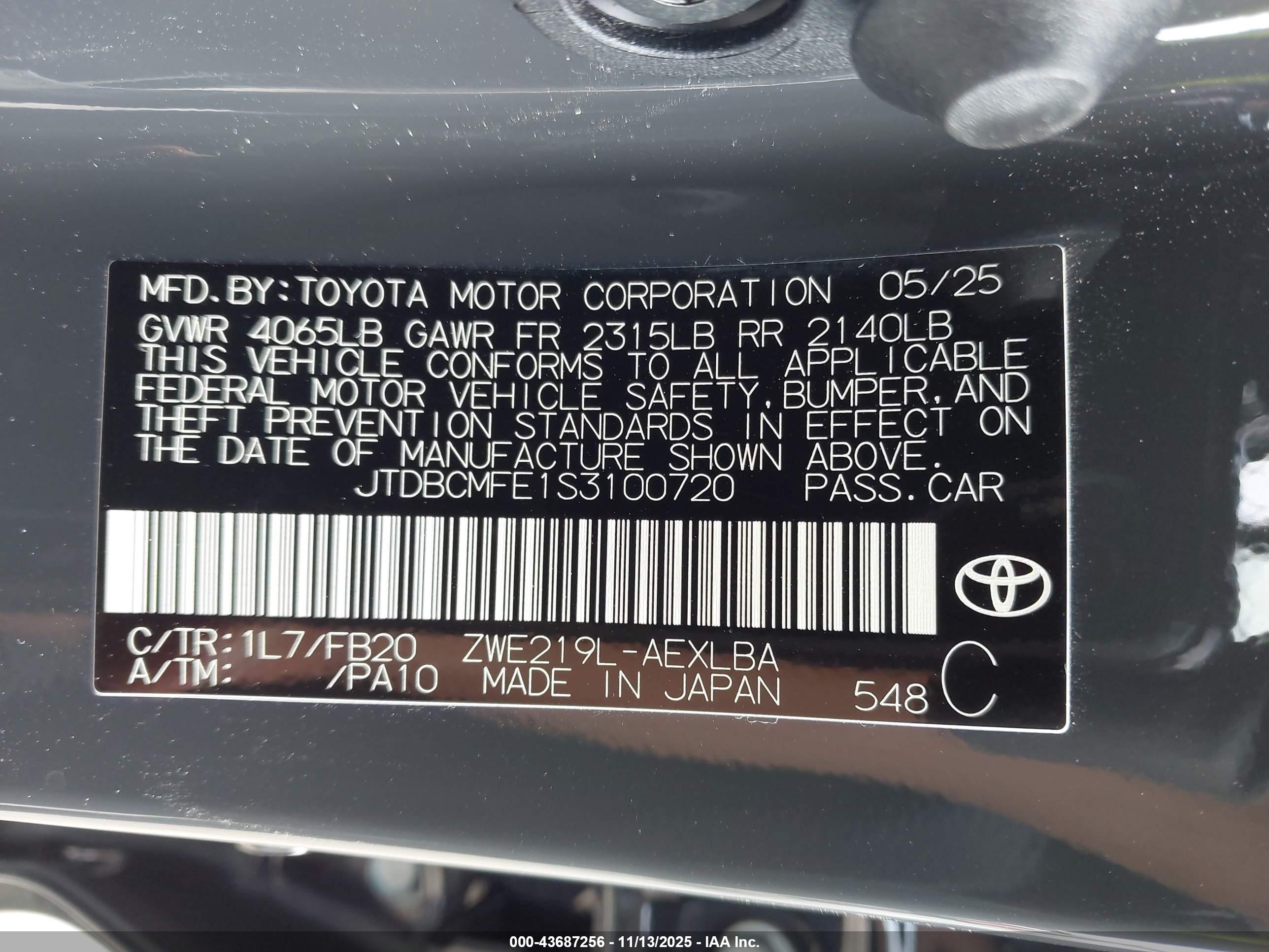 TOYOTA COROLLA image 9