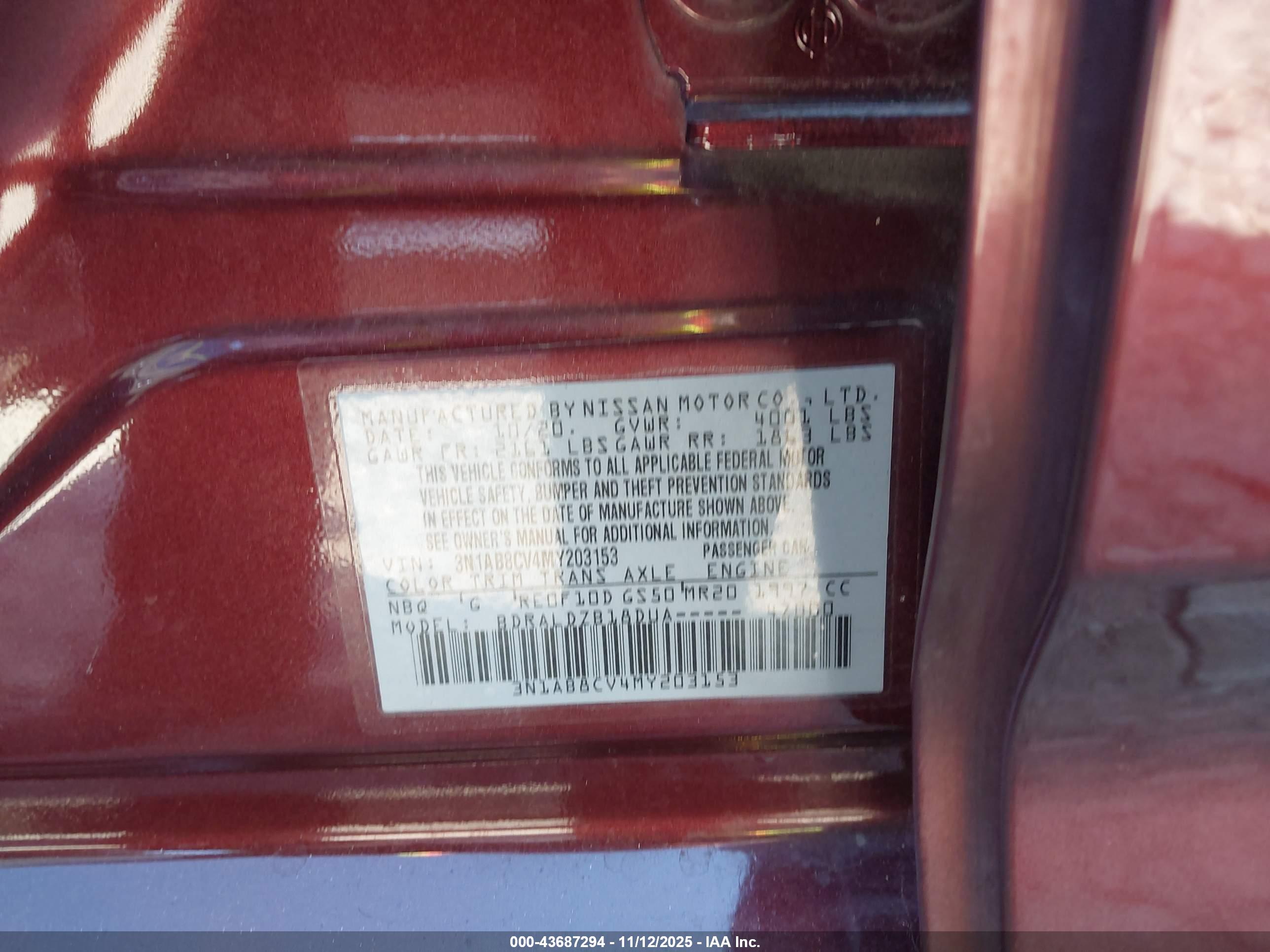 NISSAN SENTRA image 9