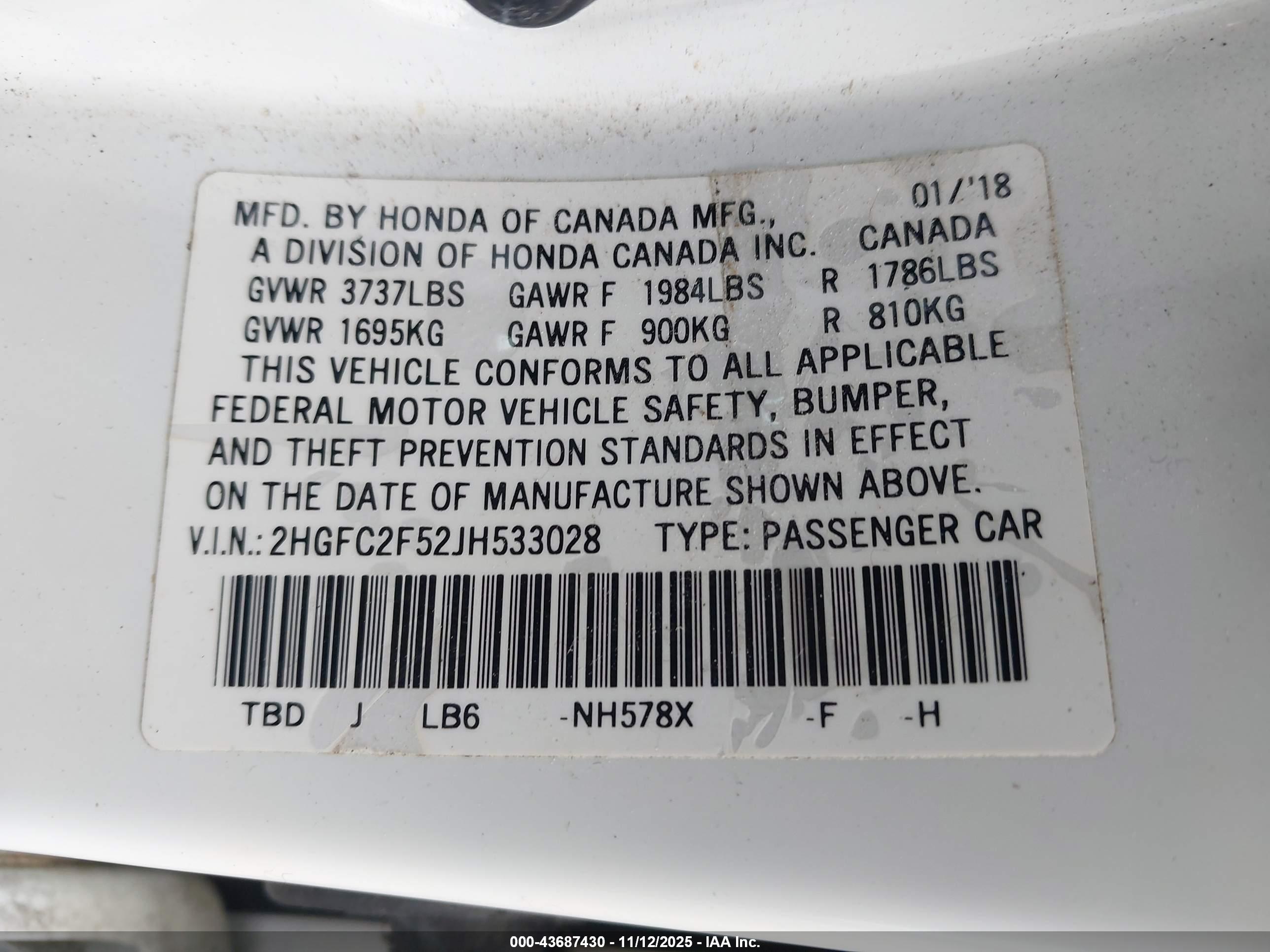 HONDA CIVIC image 9