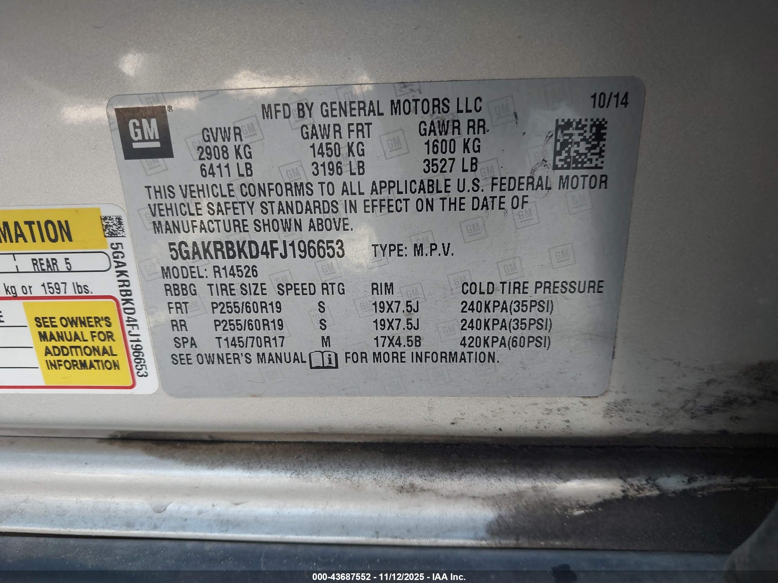 BUICK ENCLAVE image 9