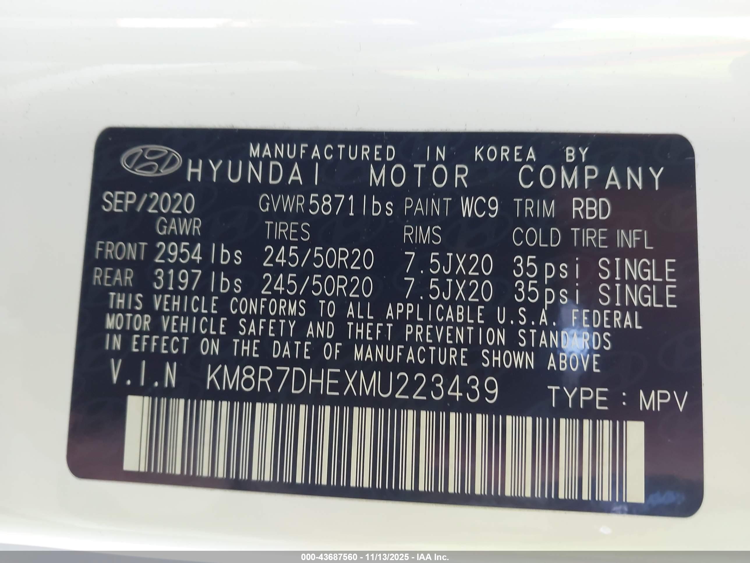 HYUNDAI PALISADE image 9