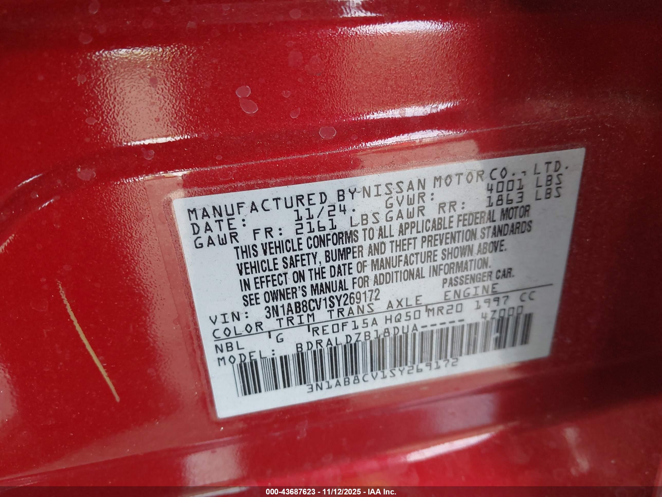 NISSAN SENTRA image 9