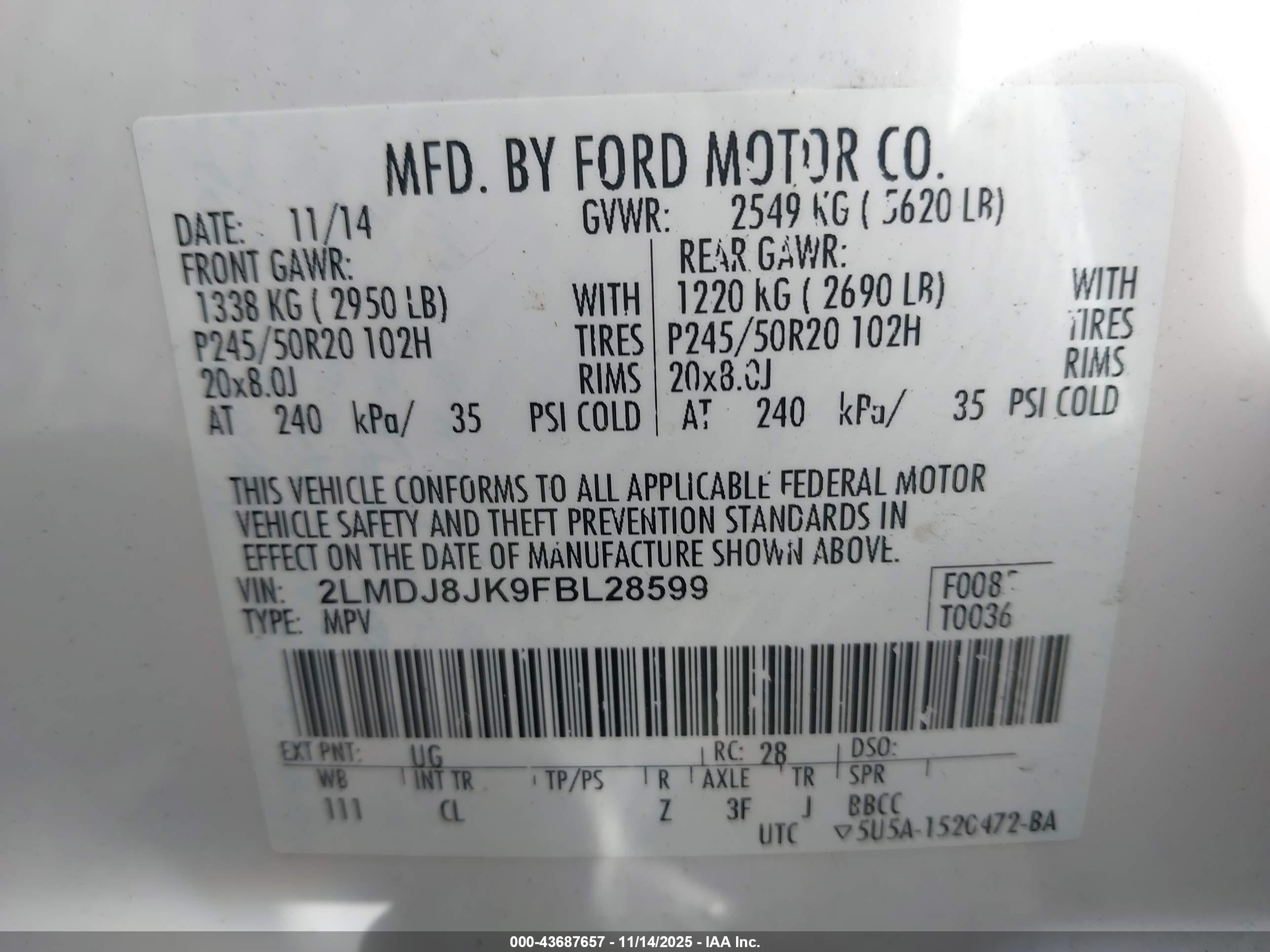 LINCOLN MKX image 9