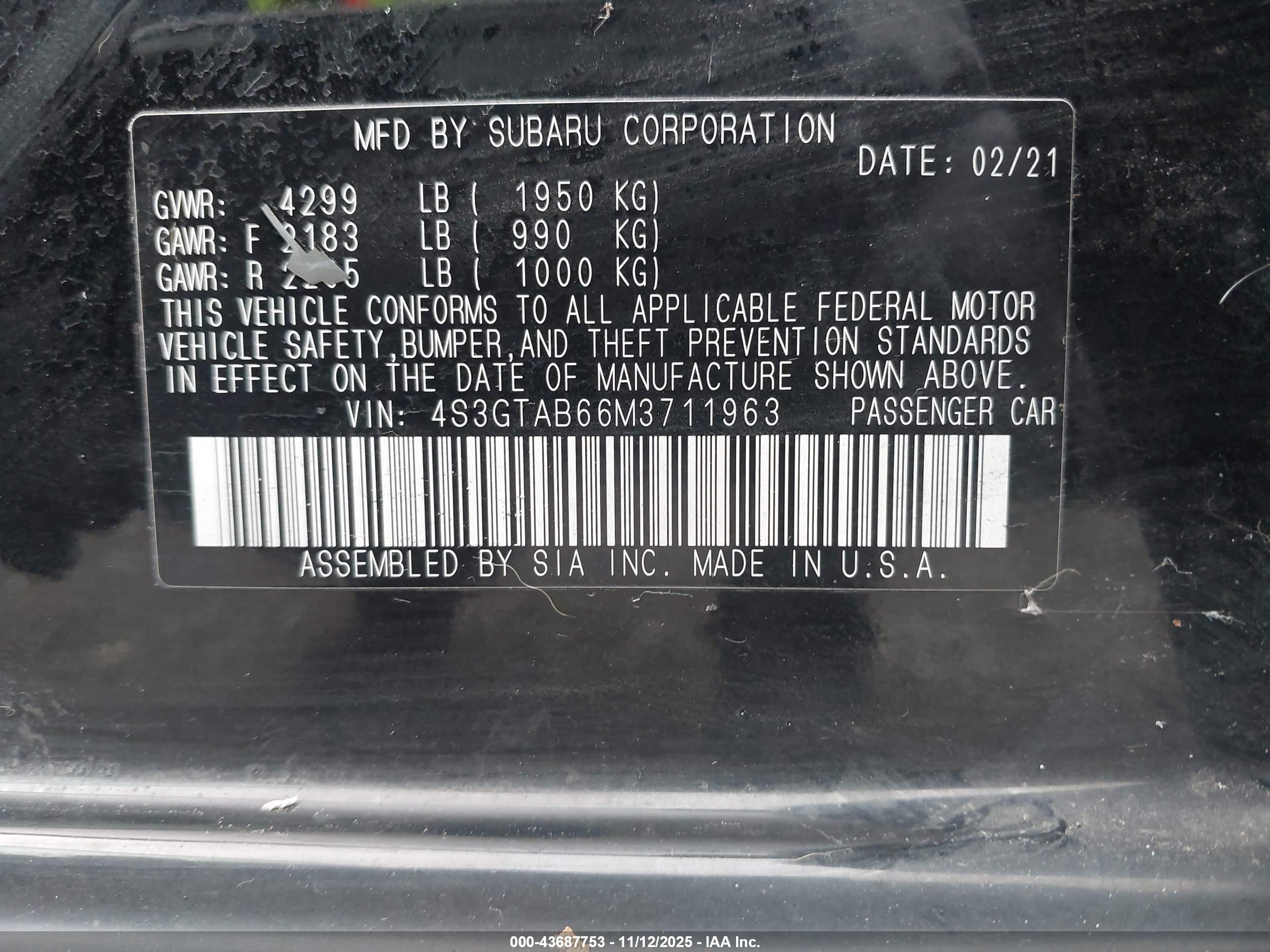 SUBARU IMPREZA image 9