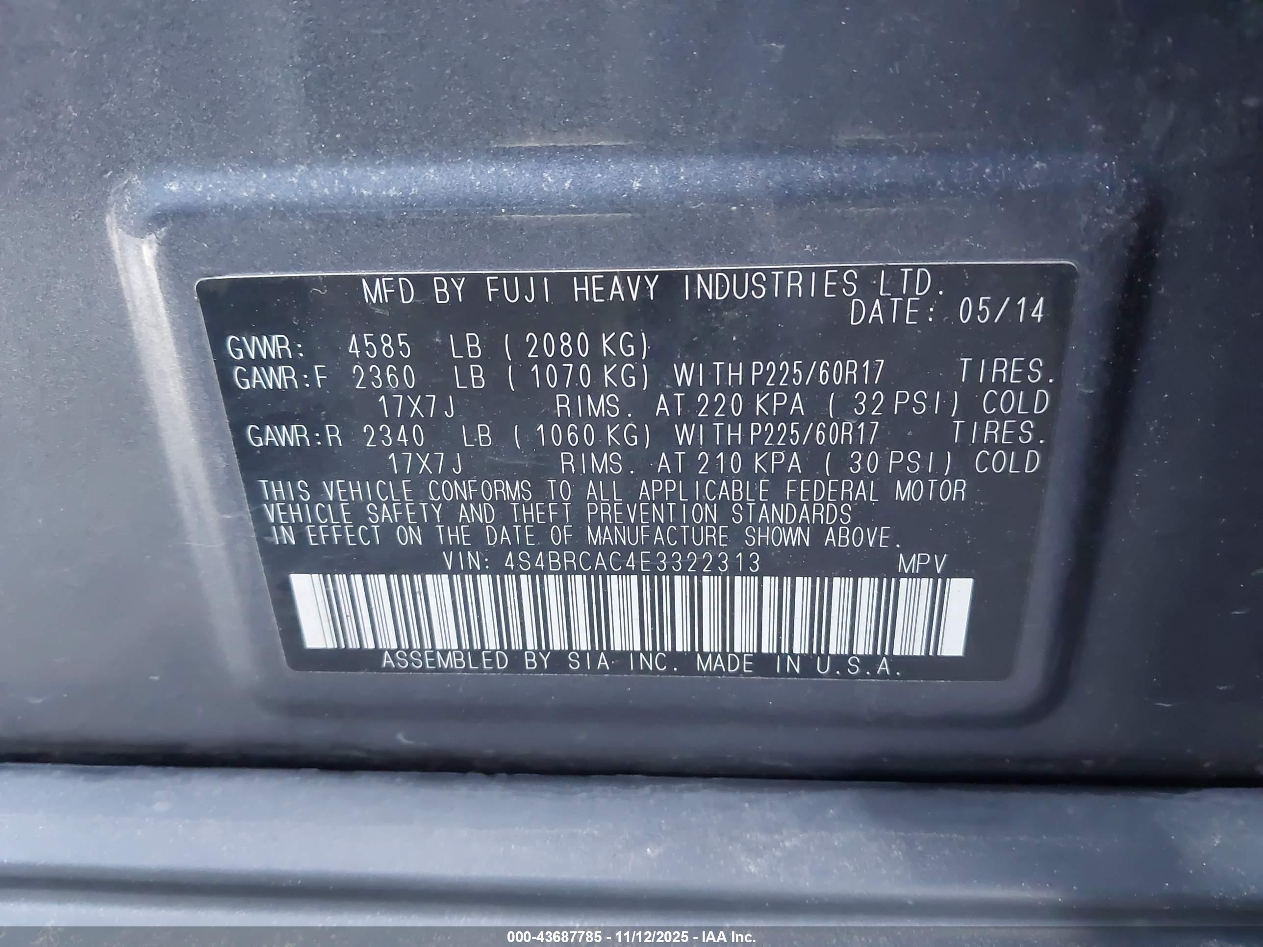 SUBARU OUTBACK image 9