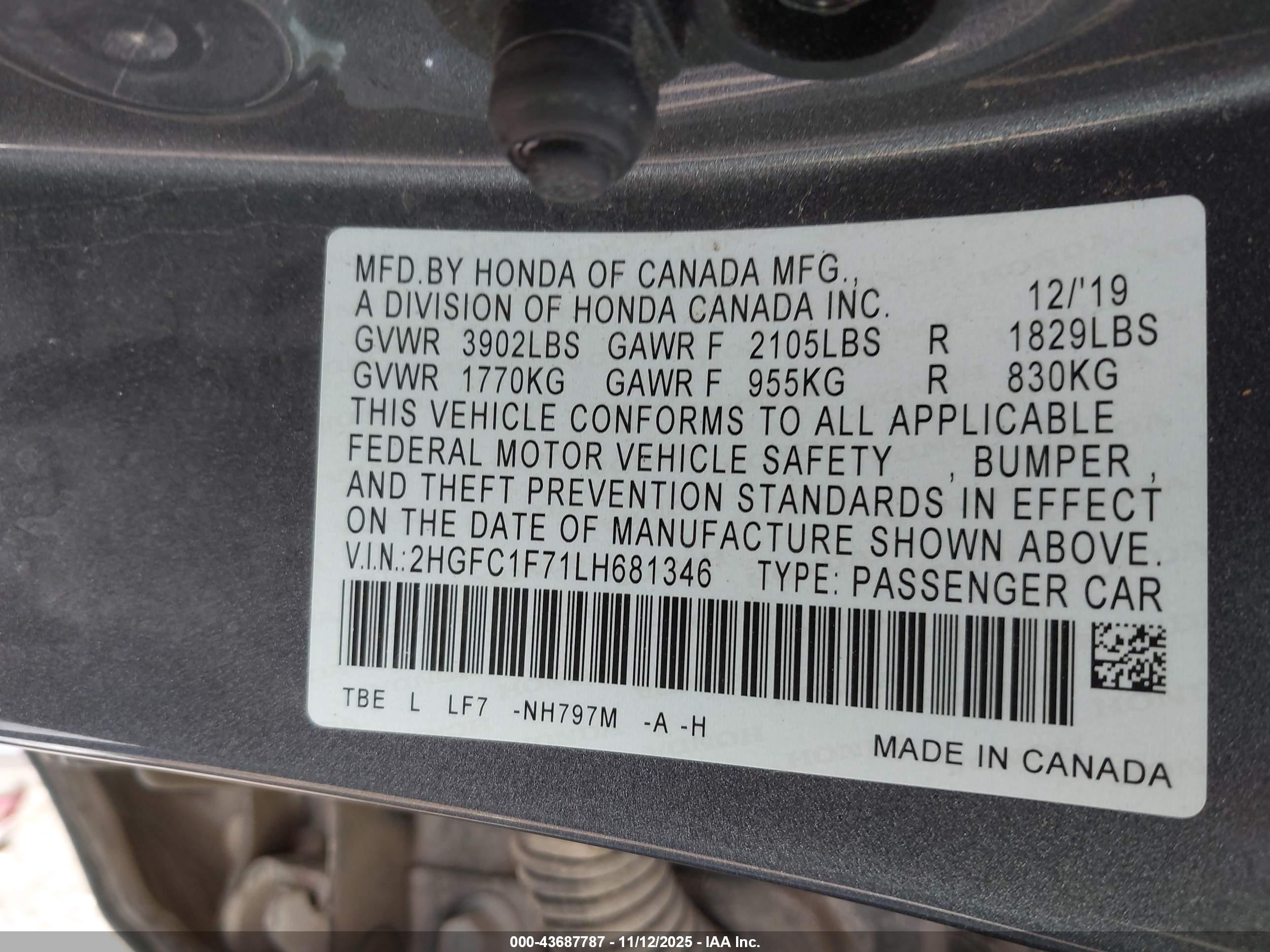 HONDA CIVIC image 9