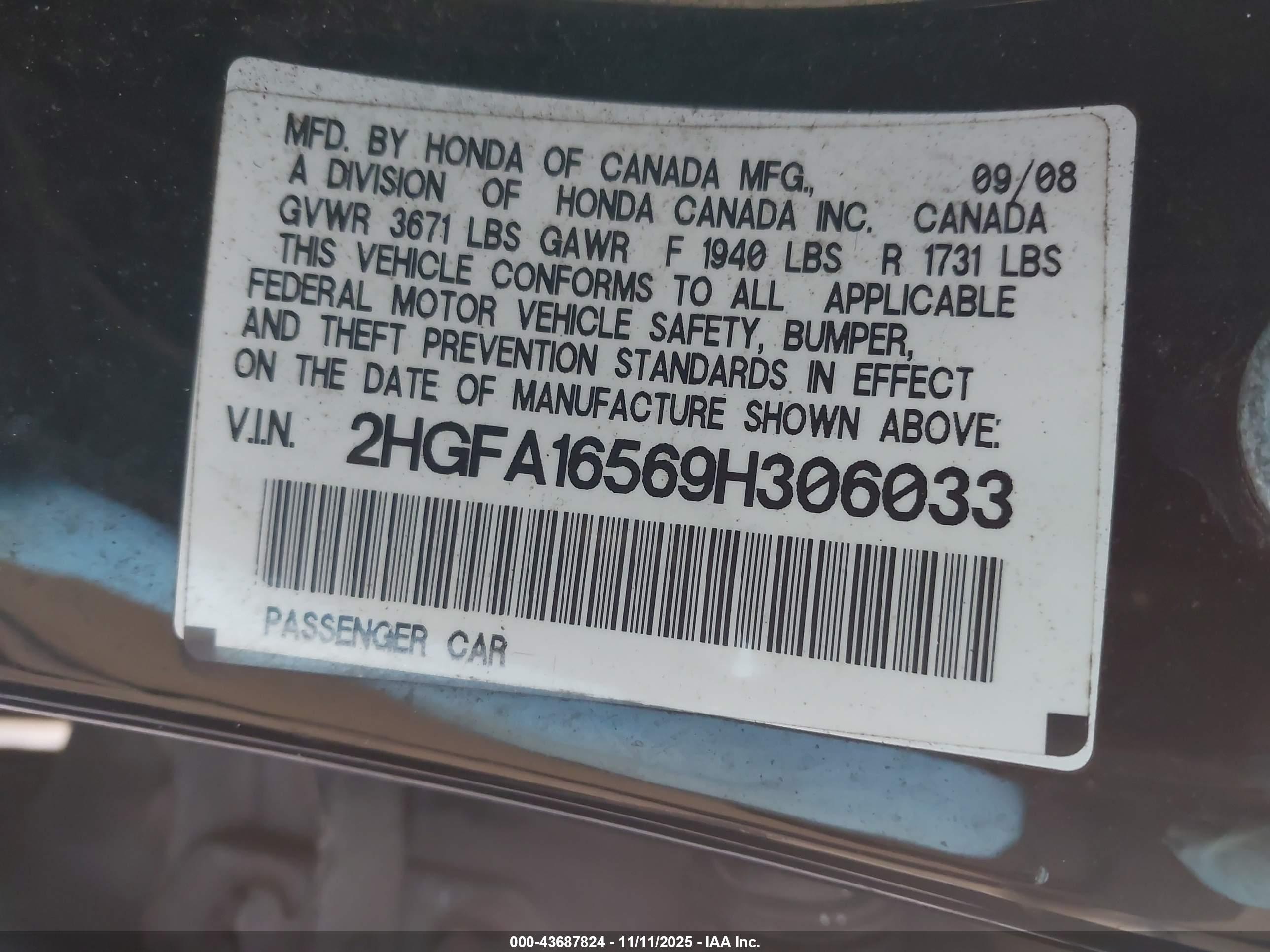 HONDA CIVIC image 9