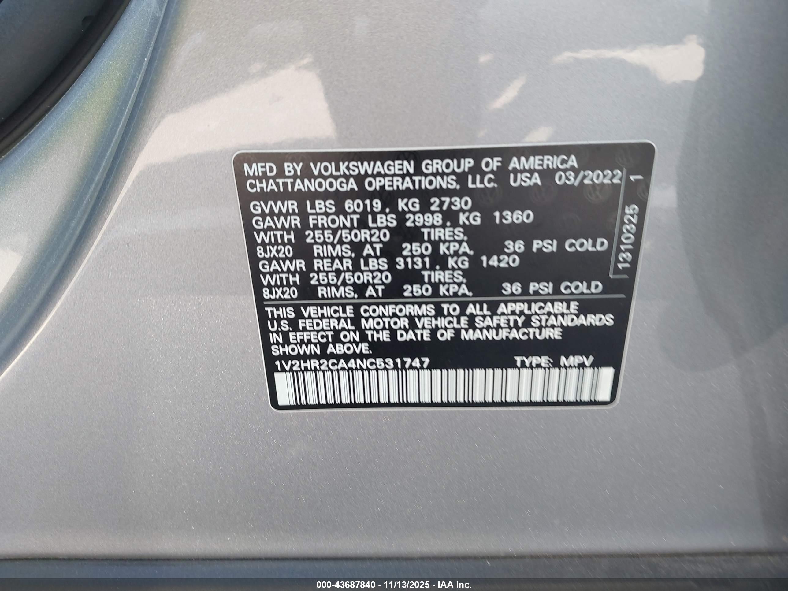 VOLKSWAGEN ATLAS image 9
