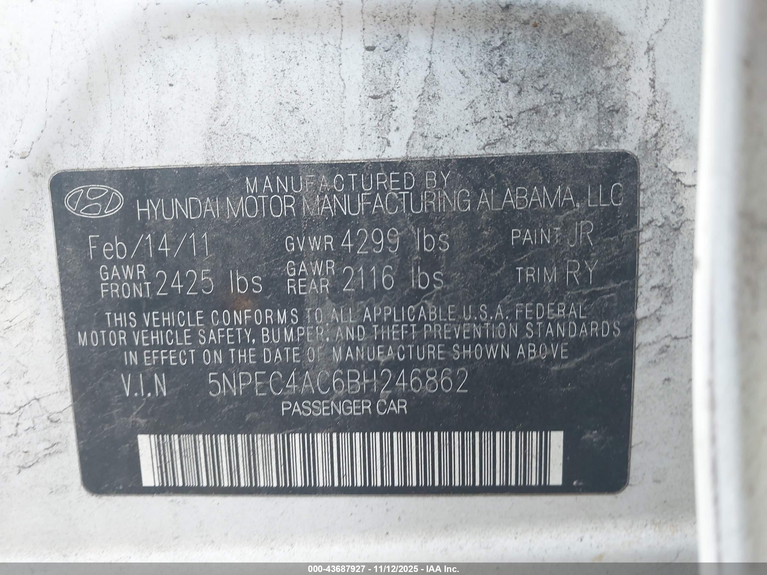 HYUNDAI SONATA image 9