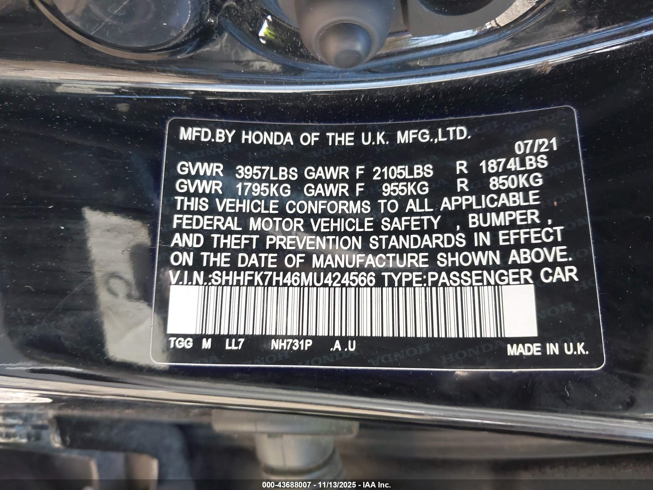 HONDA CIVIC image 9
