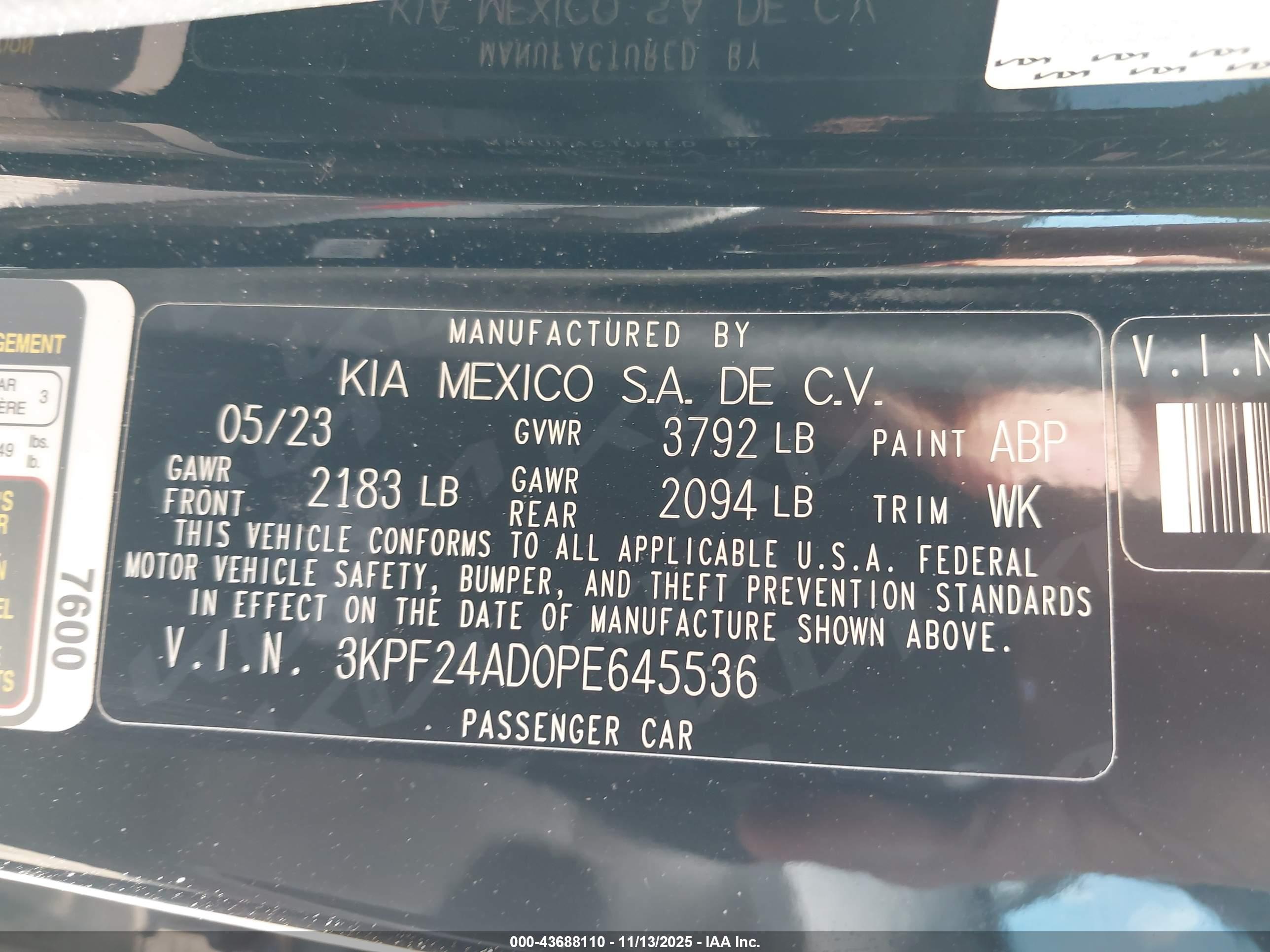 KIA FORTE image 9