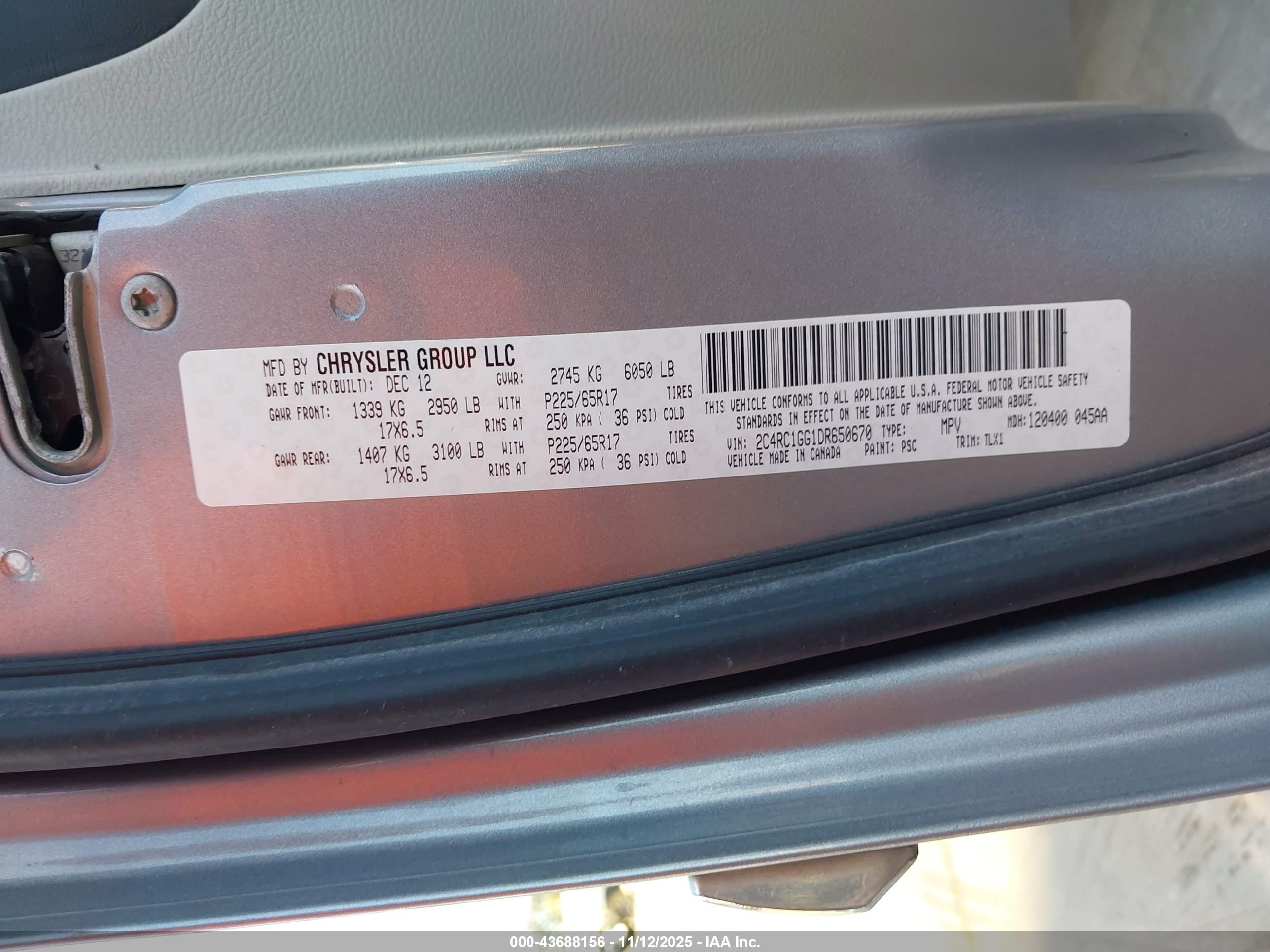 CHRYSLER TOWN image 9