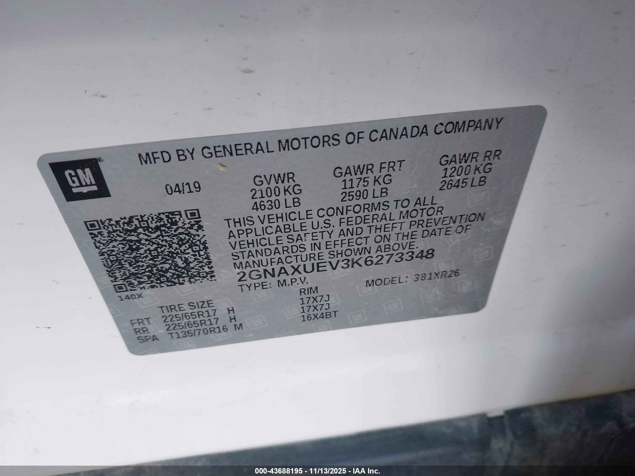 CHEVROLET EQUINOX image 9
