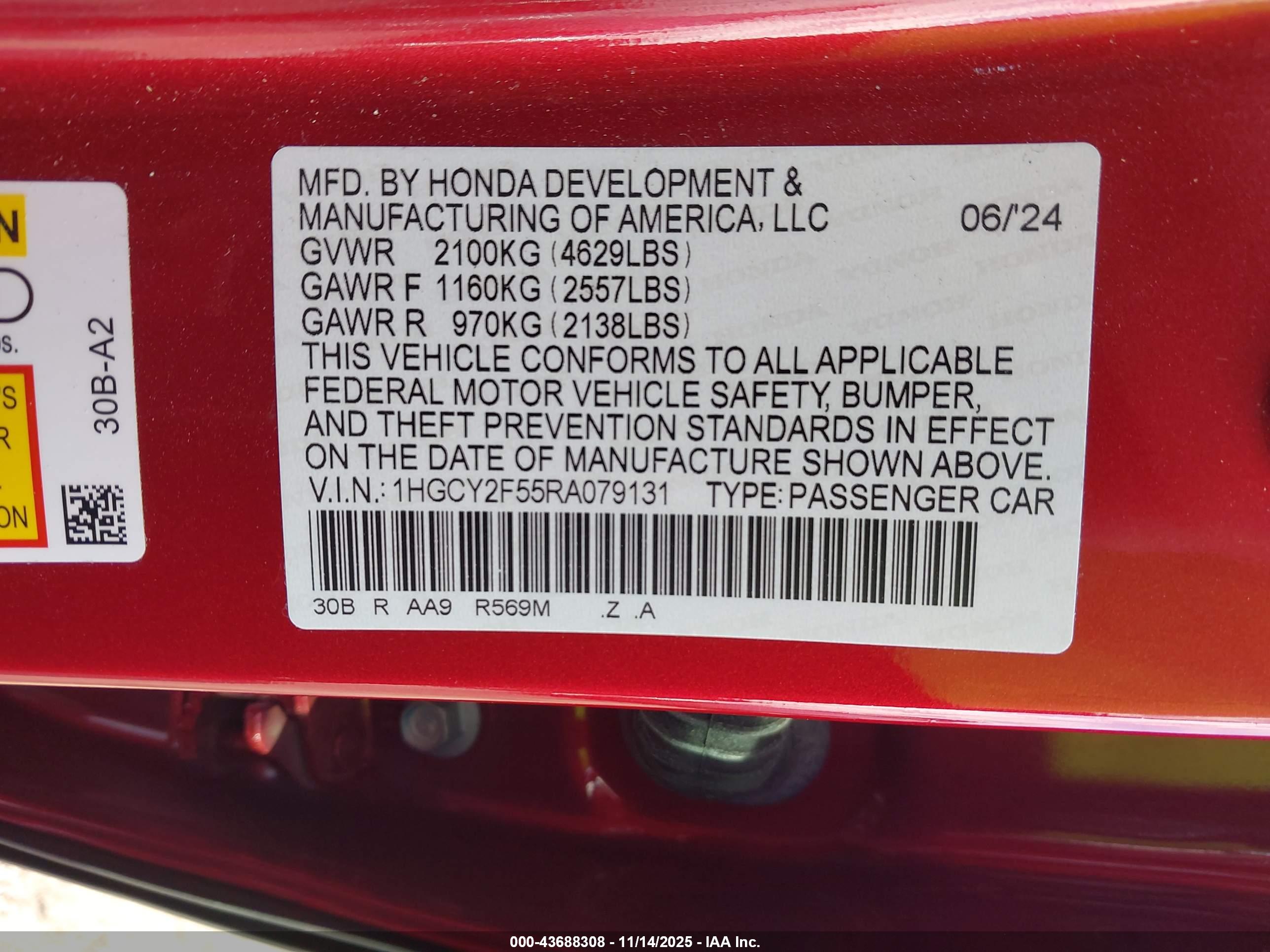 HONDA ACCORD image 9