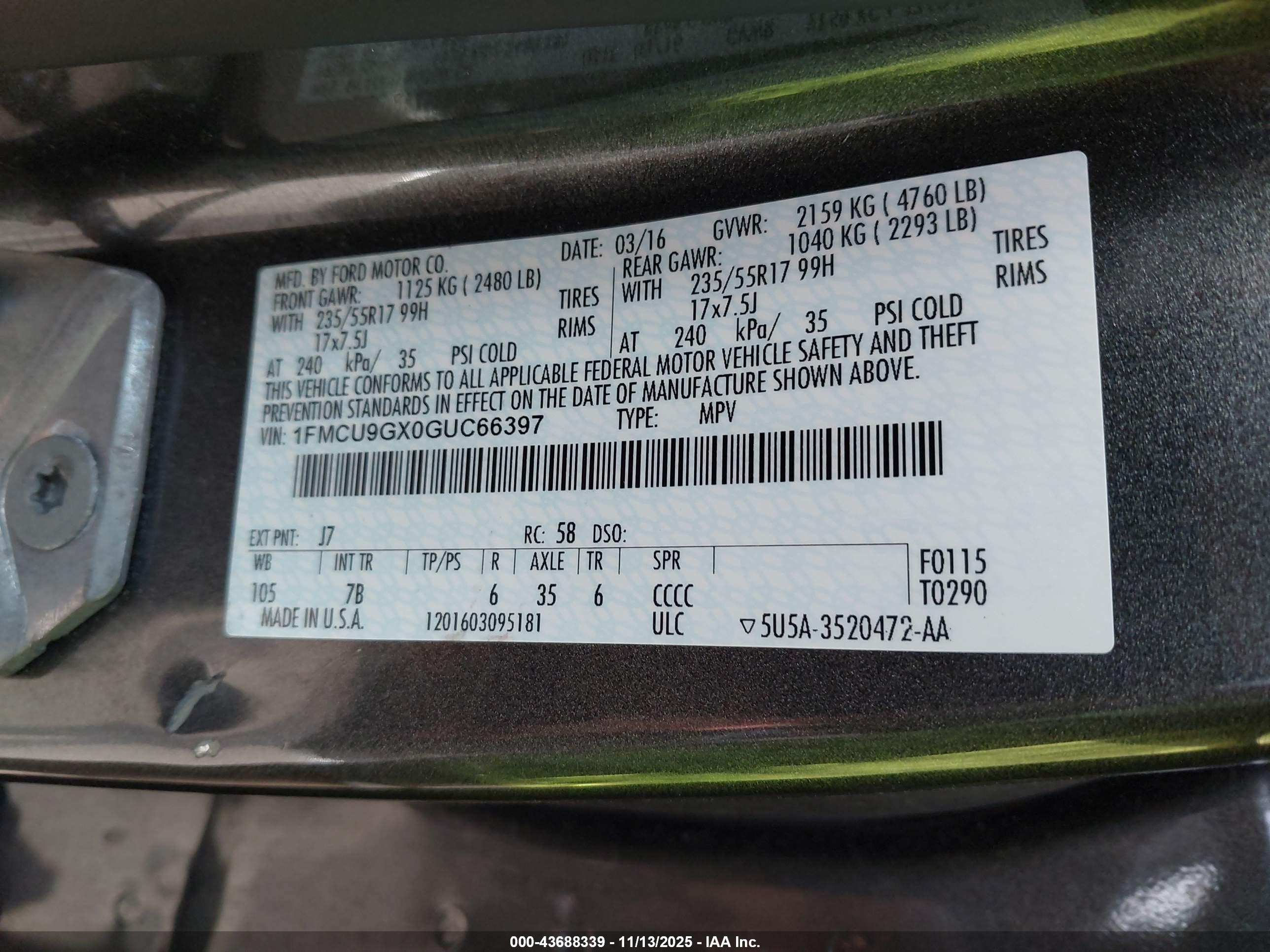 FORD ESCAPE image 9