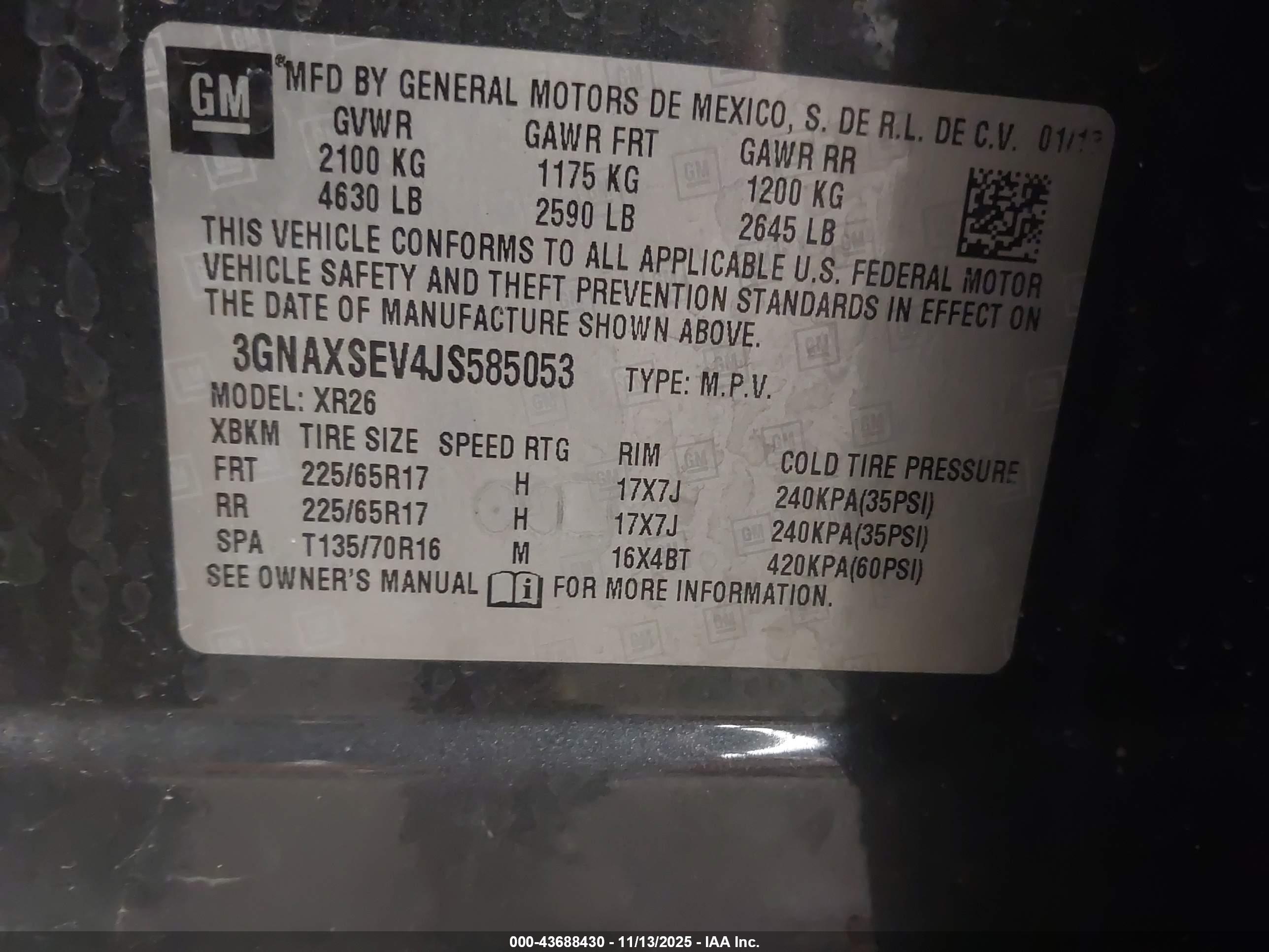 CHEVROLET EQUINOX image 9
