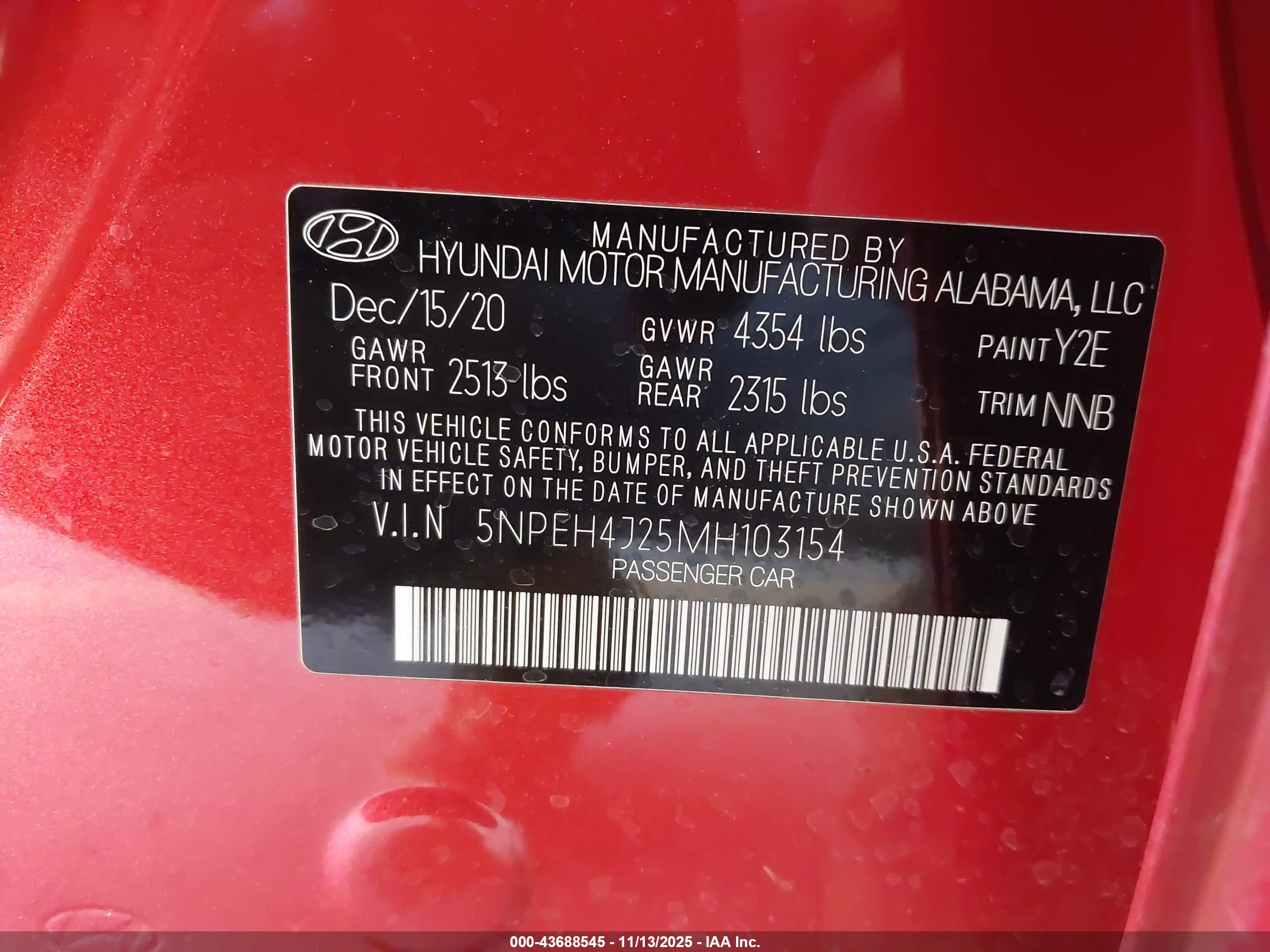 HYUNDAI SONATA image 9