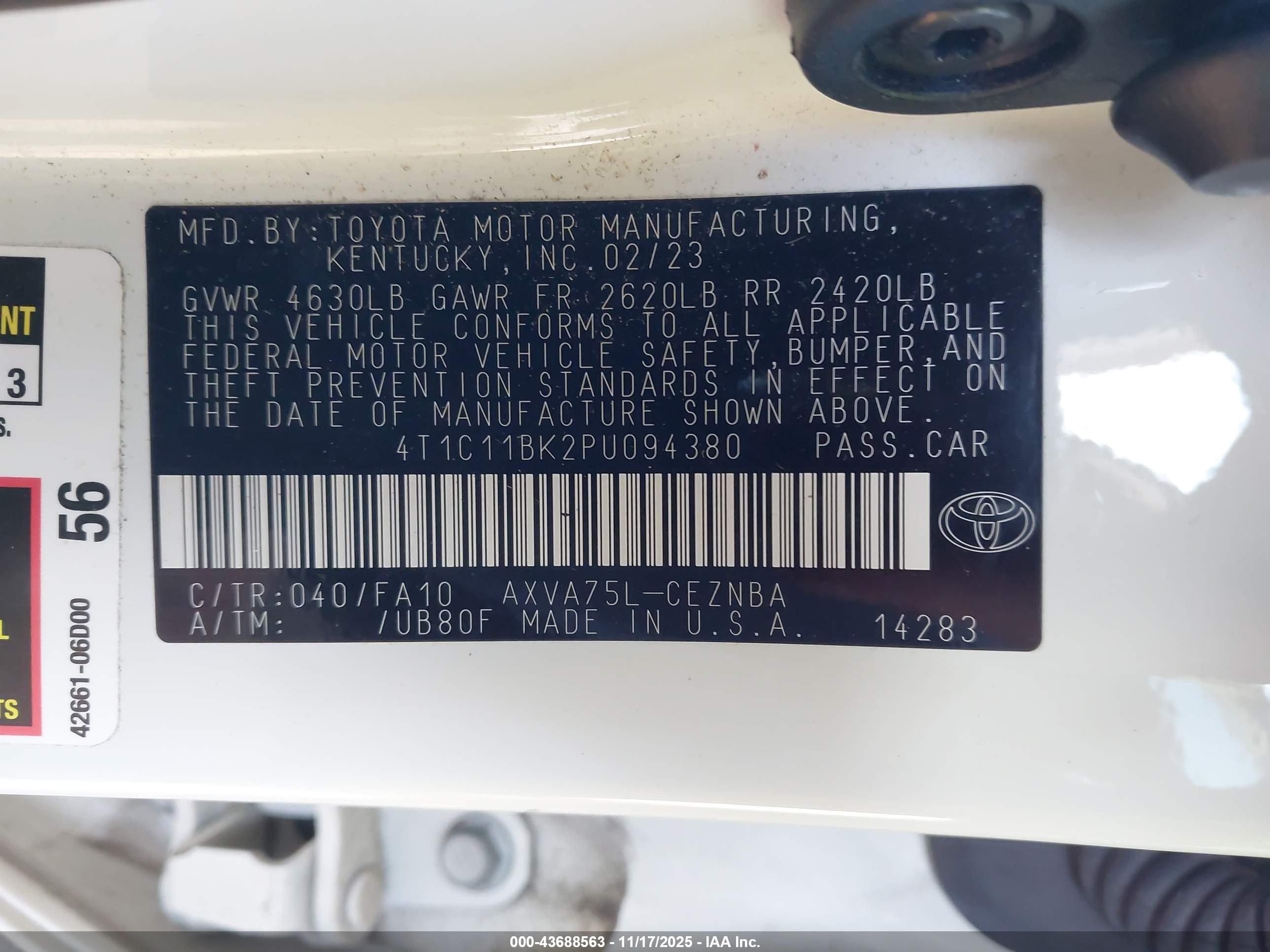 TOYOTA CAMRY image 9