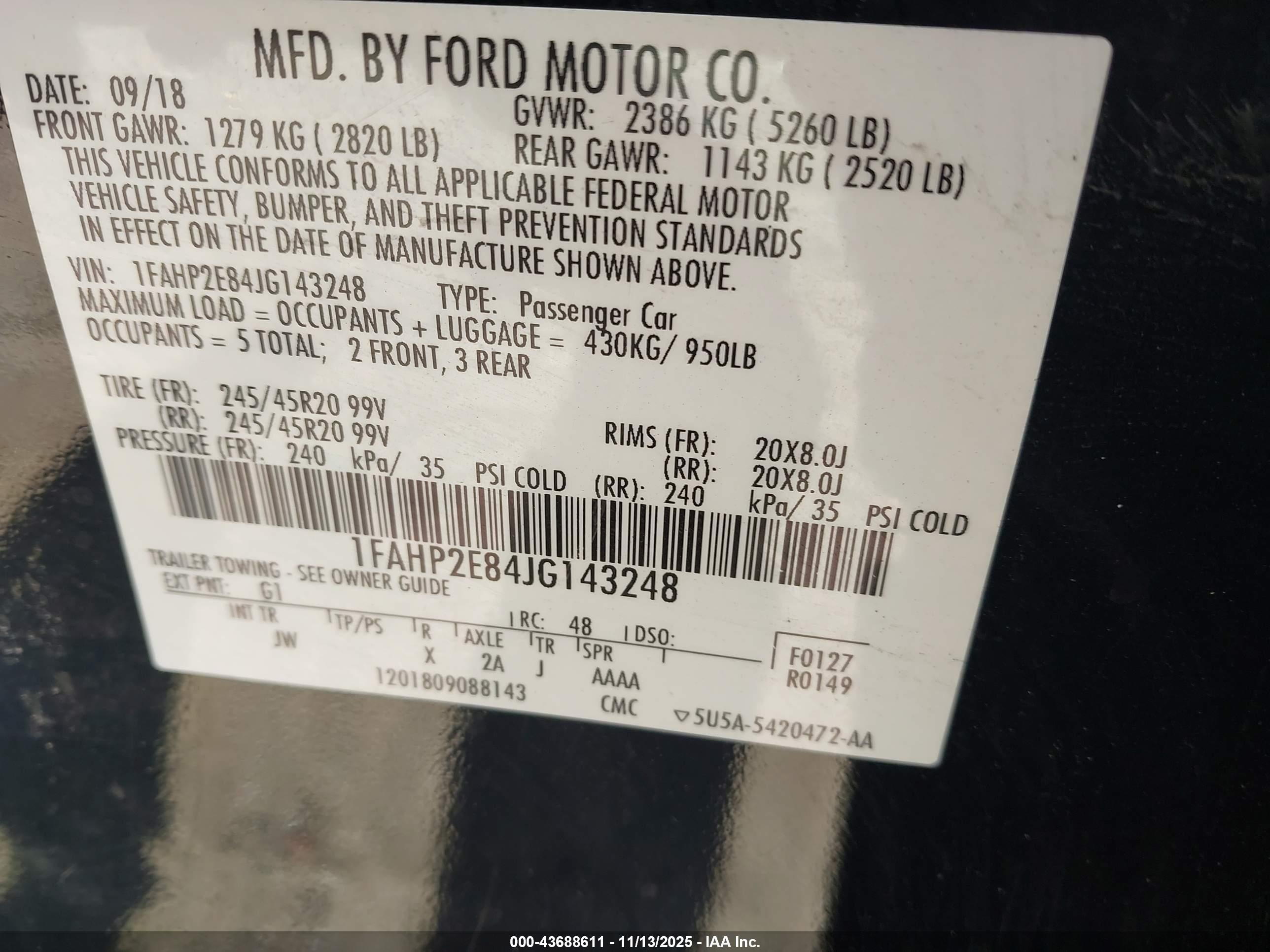 FORD TAURUS image 9