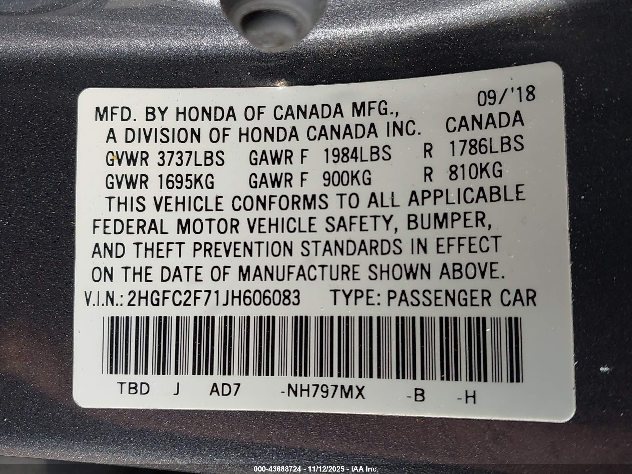 HONDA CIVIC image 9