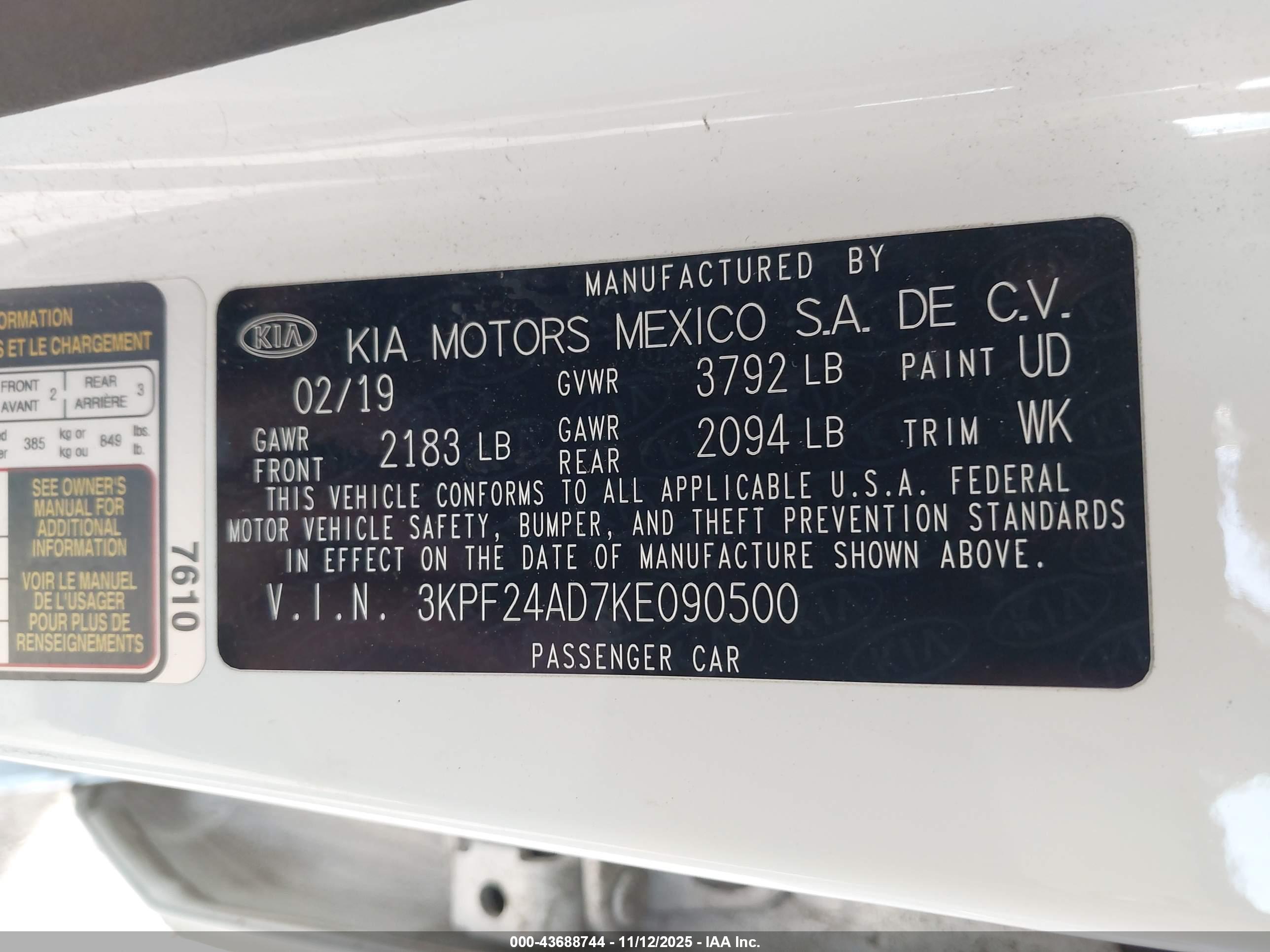 KIA FORTE image 9