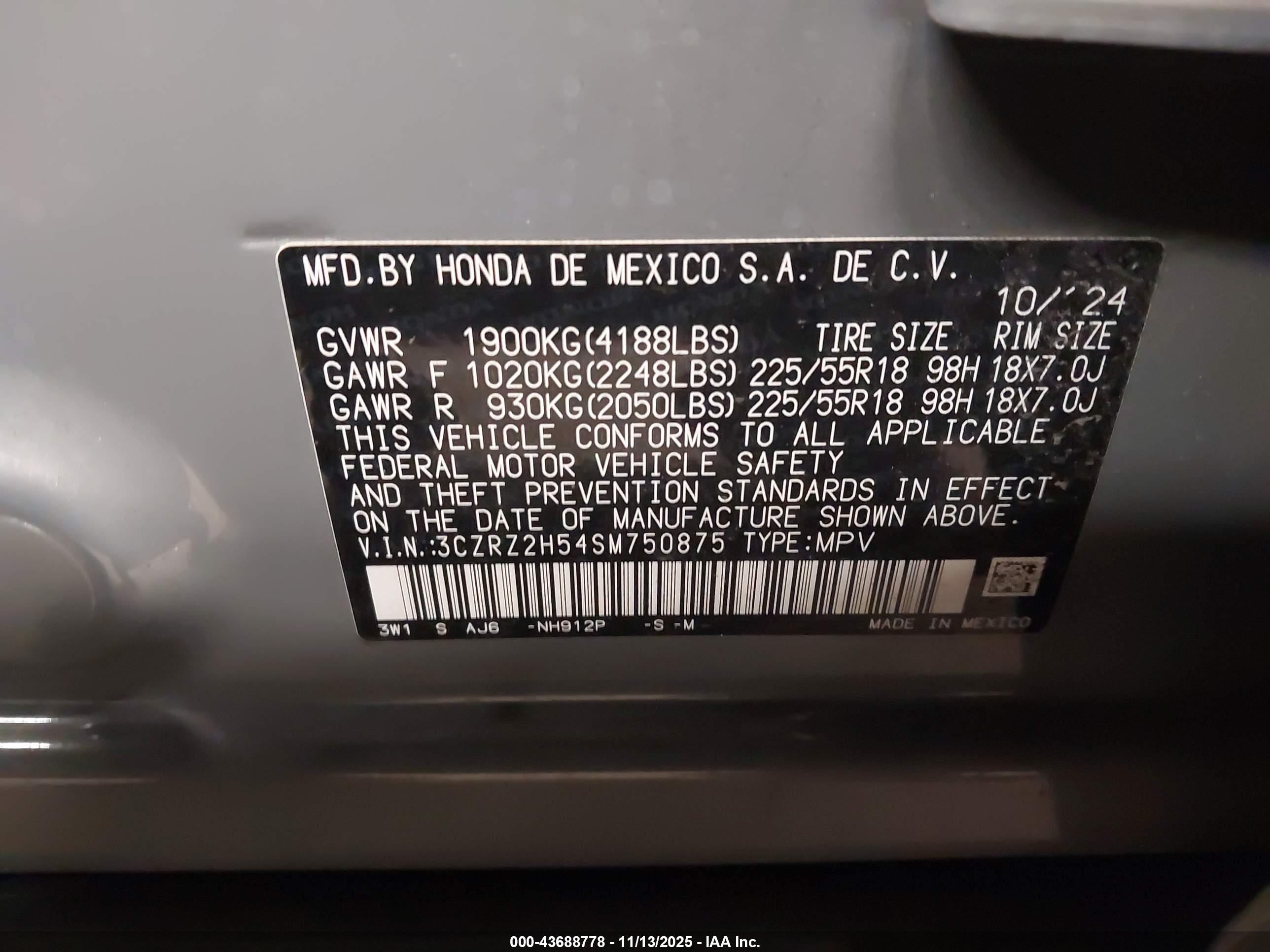 HONDA HR-V image 9