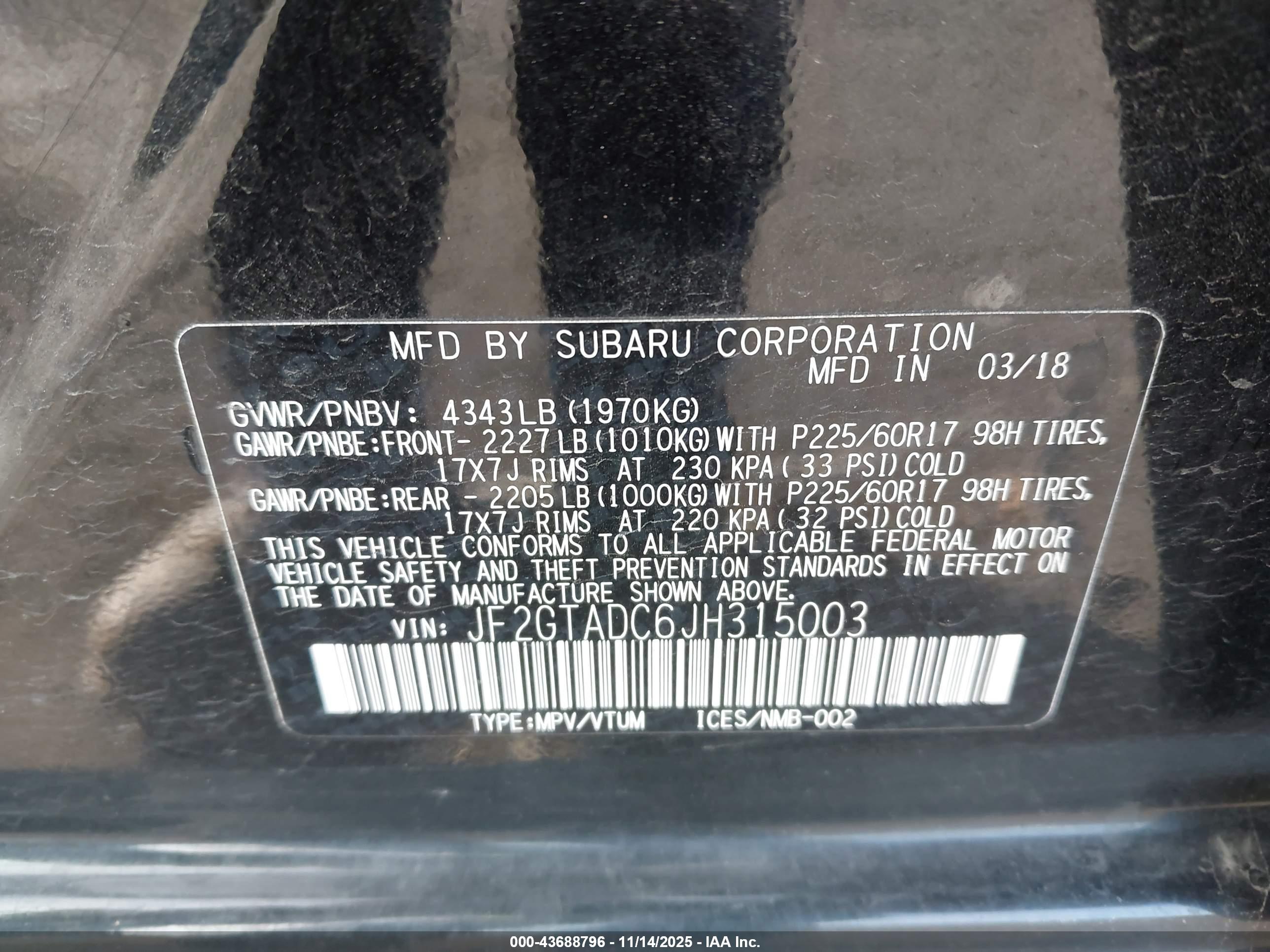SUBARU CROSSTREK image 9