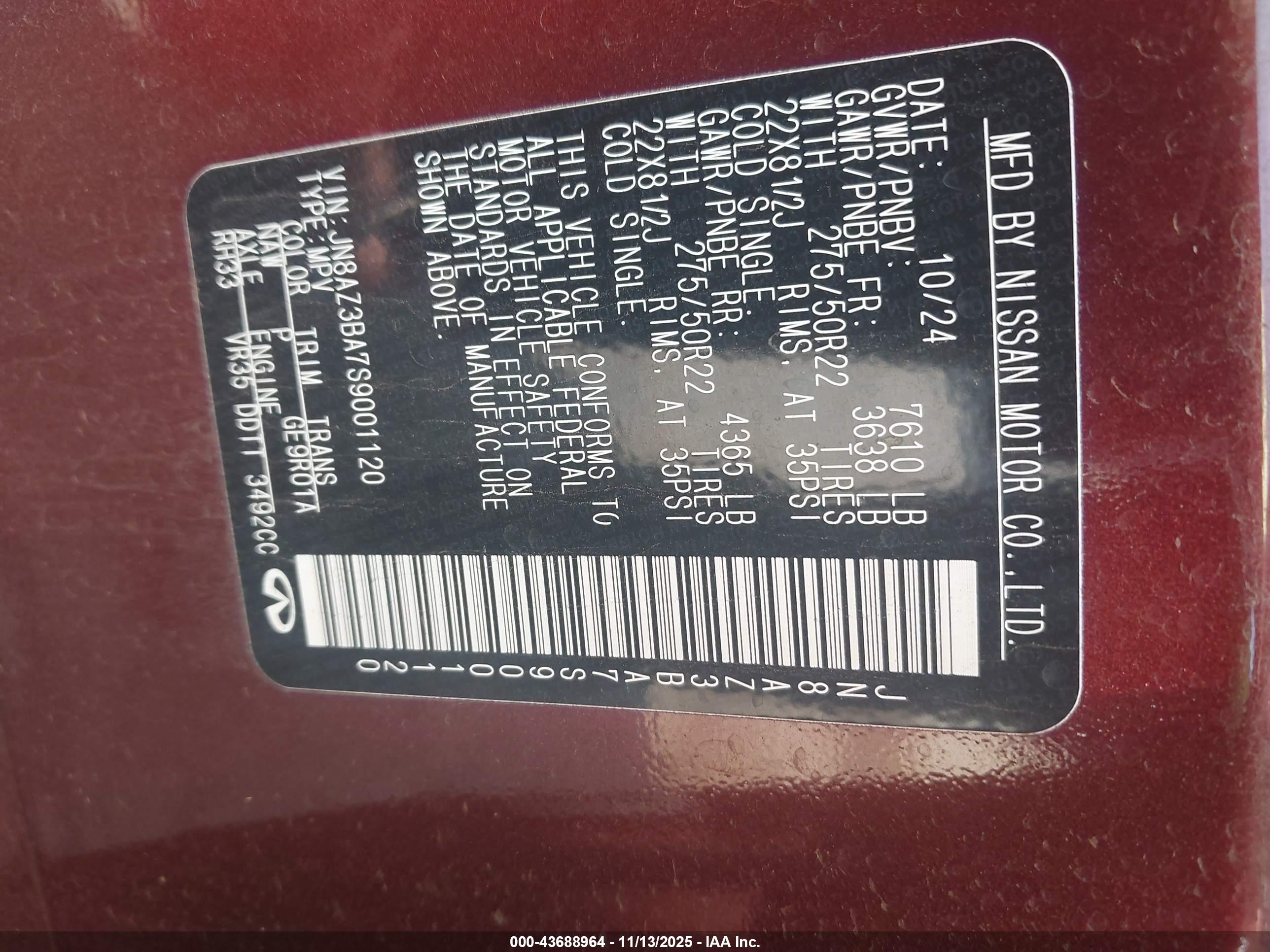 INFINITI QX80 image 9