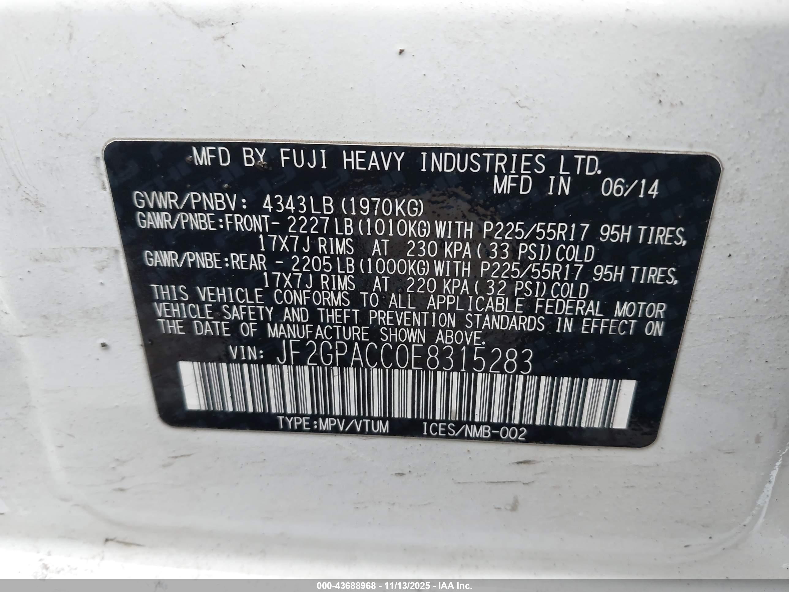 SUBARU XV image 9