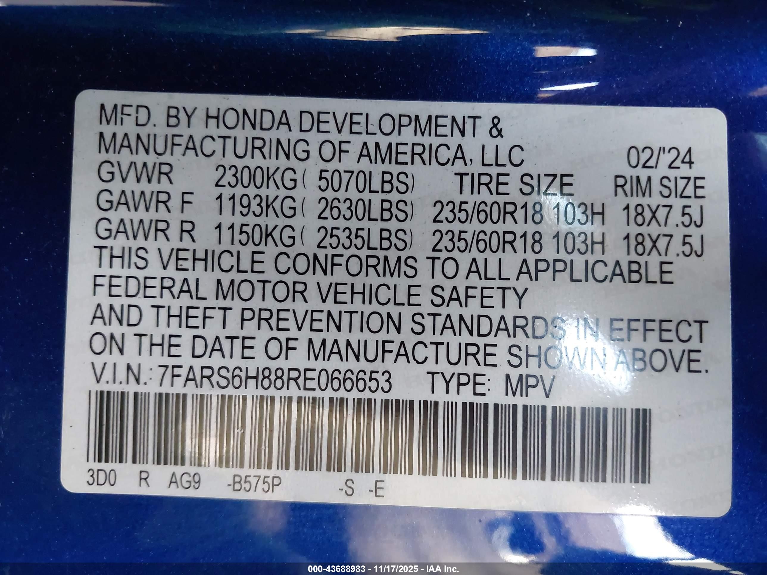 HONDA CR-V image 9