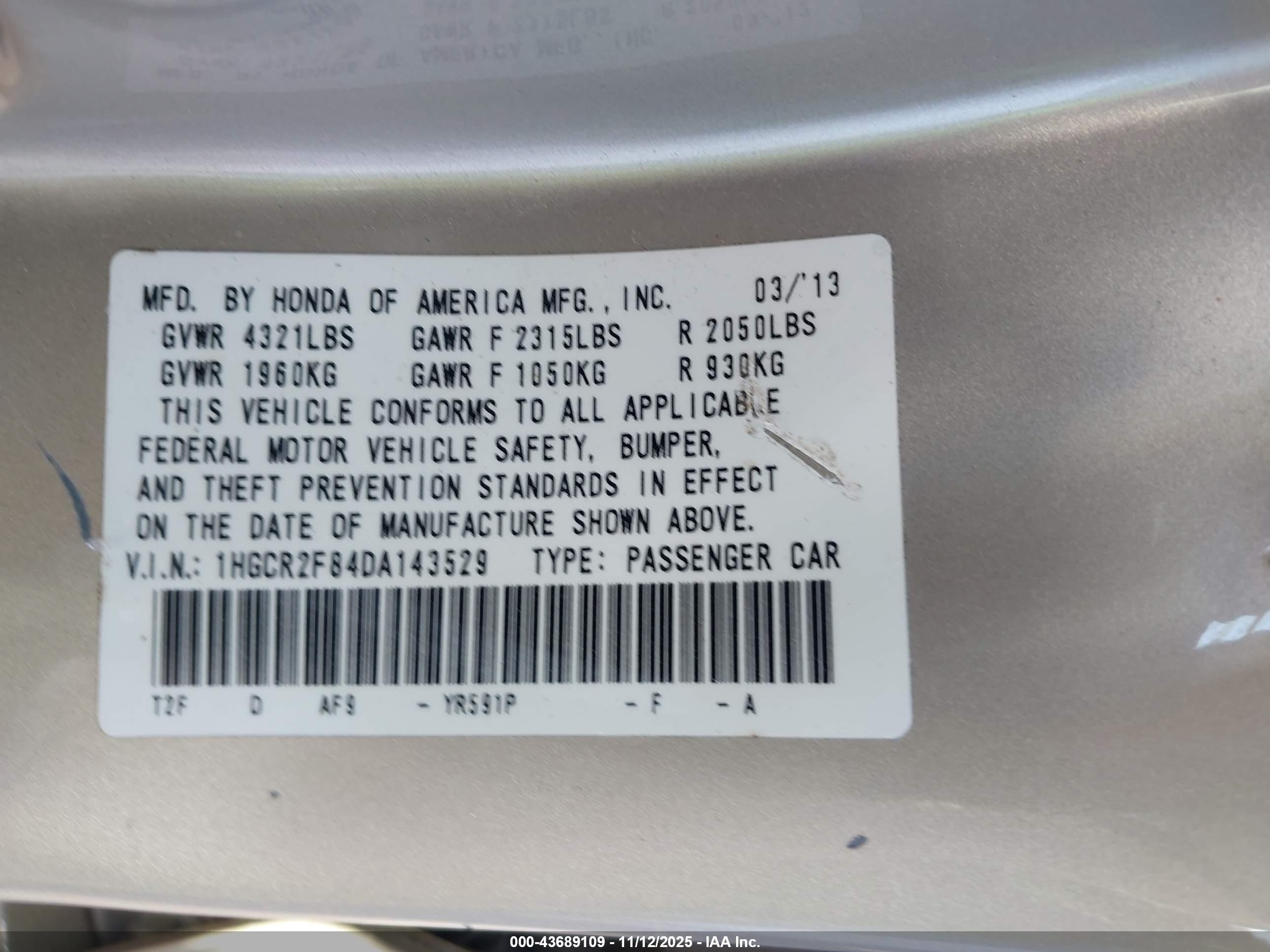 HONDA ACCORD image 9