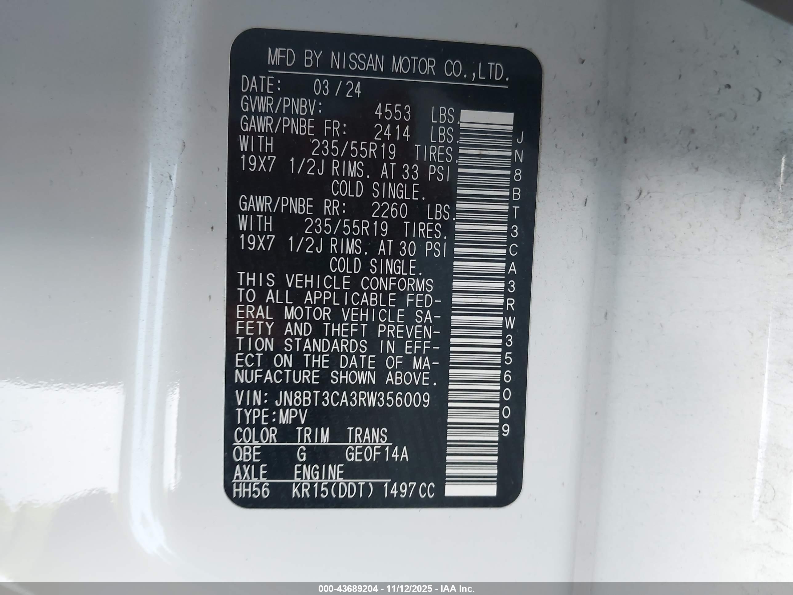 NISSAN ROGUE image 9