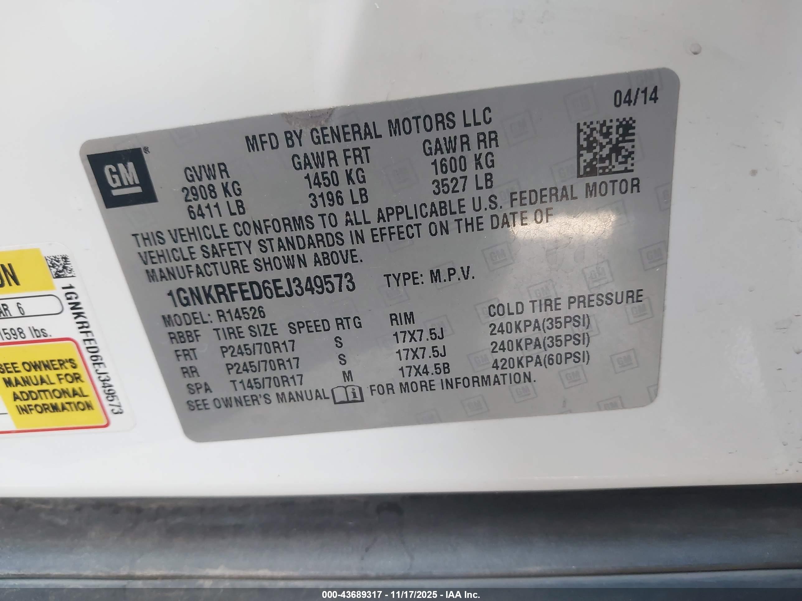 CHEVROLET TRAVERSE image 9