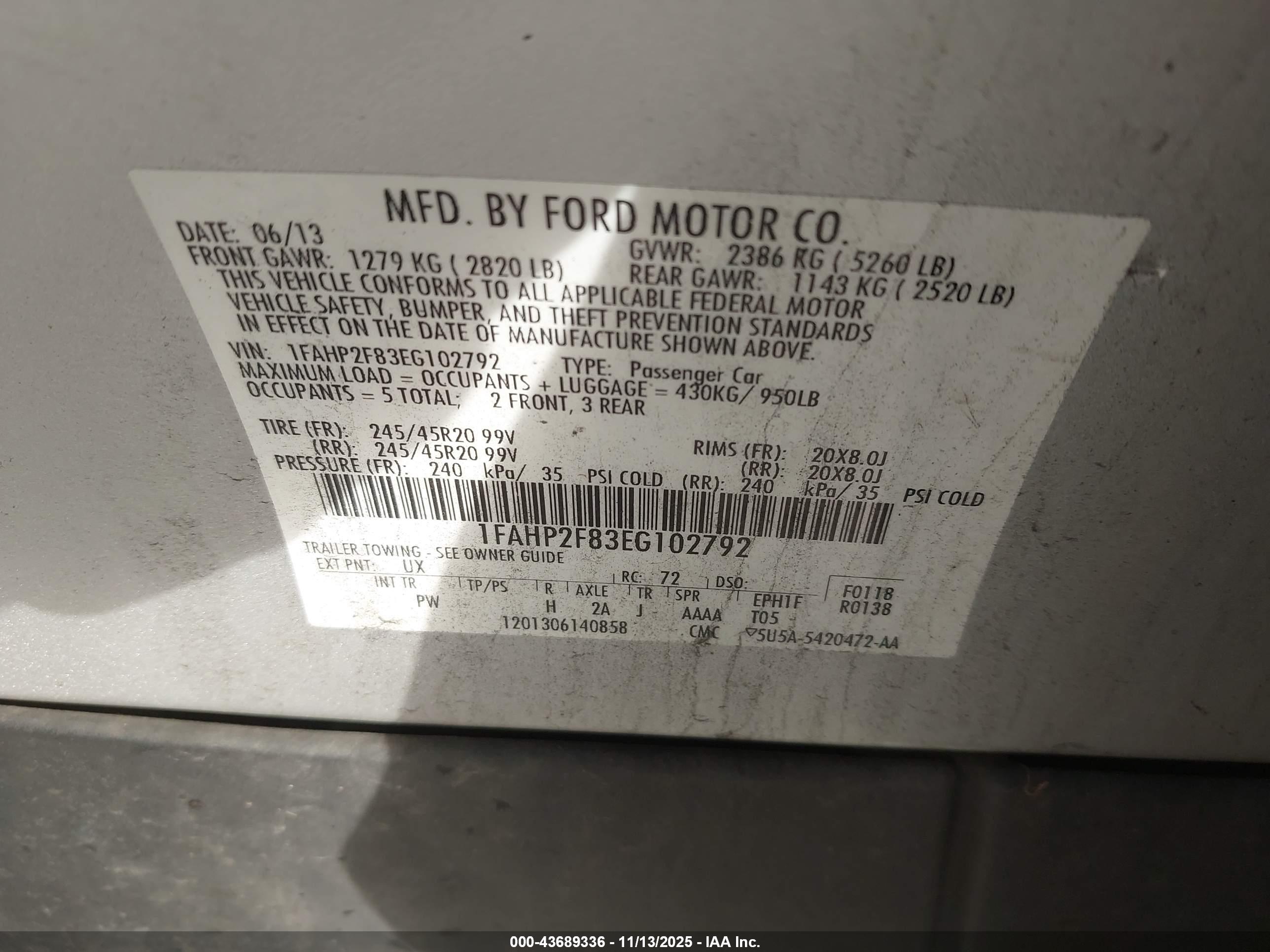 FORD TAURUS image 9